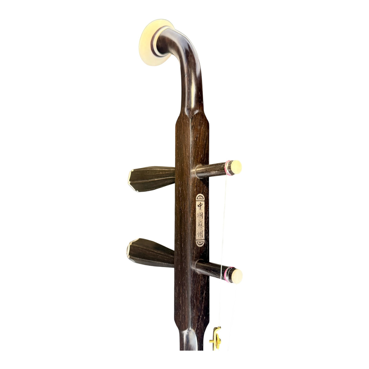 Hua Yin 华音 HY132 “Midnight Crescent” Ebony Erhu - Premium Travel Hard Case - Intermediate Series
