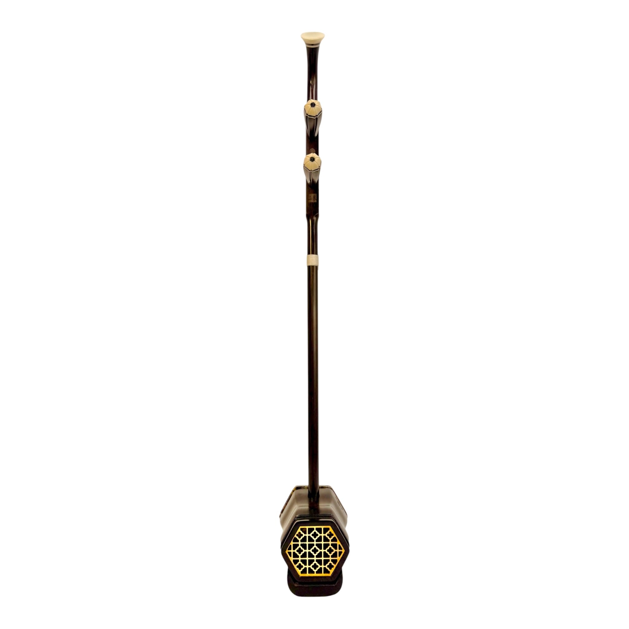 Hua Yin 华音 HY132EQ "Twilight Crest" Ebony Erquan Erhu - Premium Travel Hard Case - Professional Series