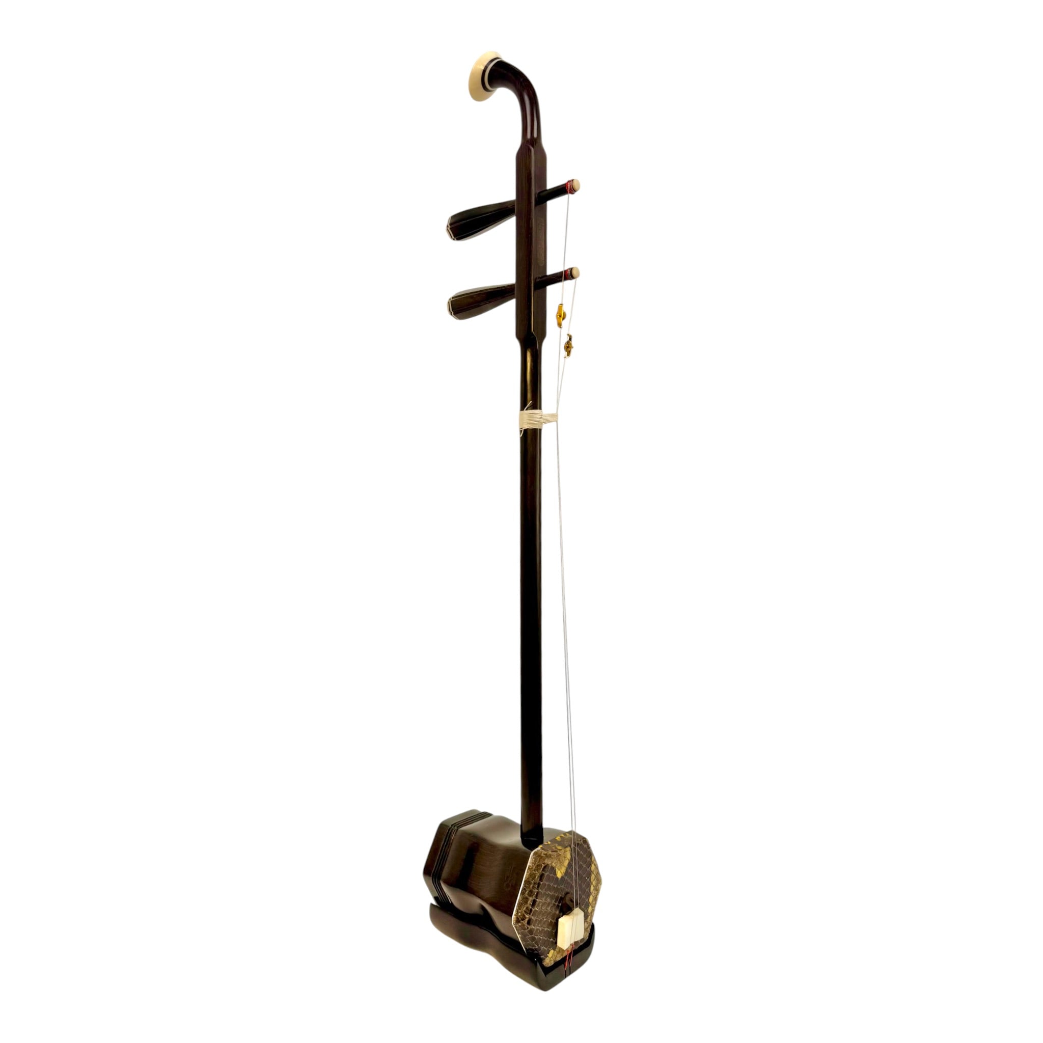 Hua Yin 华音 HY132EQ "Twilight Crest" Ebony Erquan Erhu - Premium Travel Hard Case - Professional Series