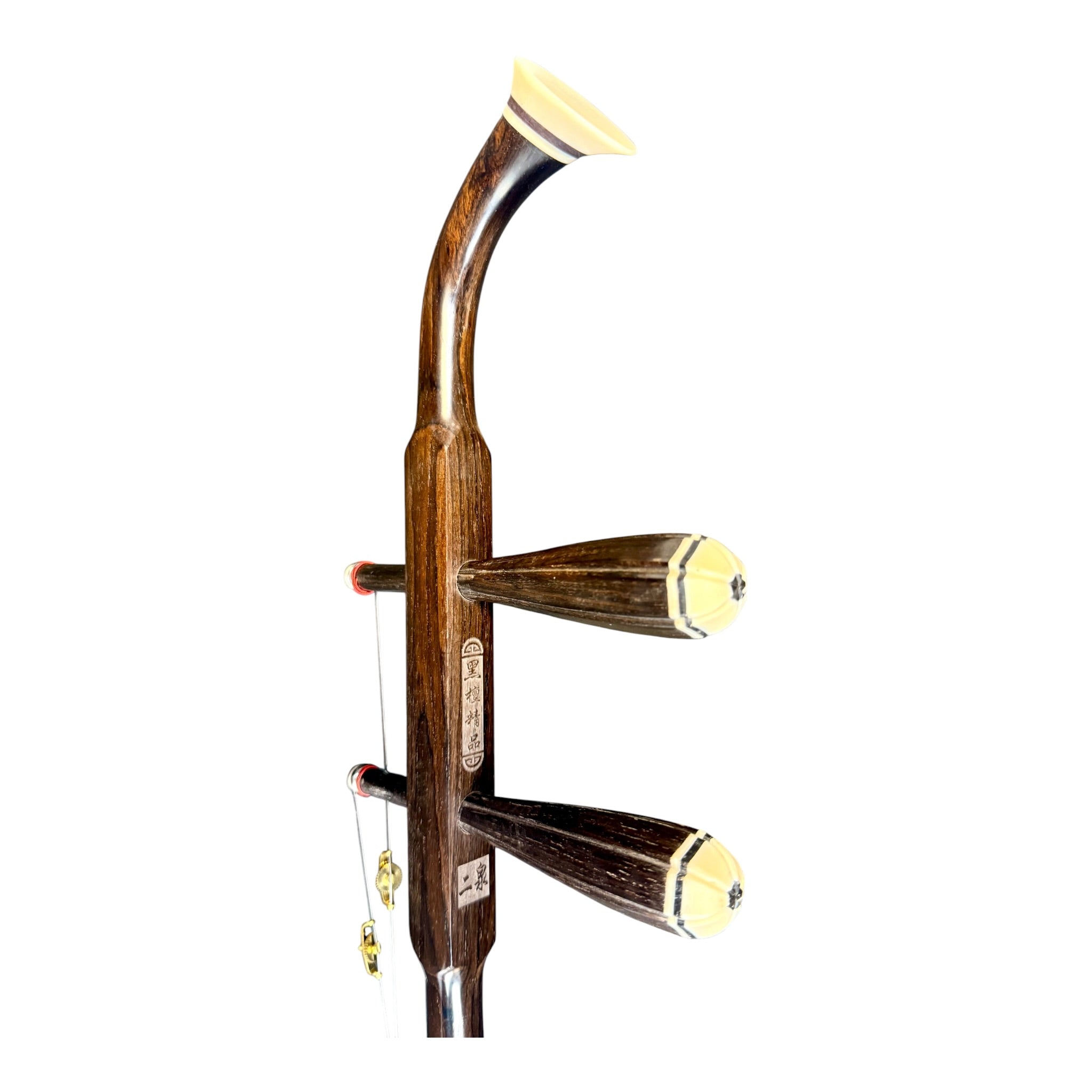 Hua Yin 华音 HY132EQ "Twilight Crest" Ebony Erquan Erhu - Premium Travel Hard Case - Professional Series