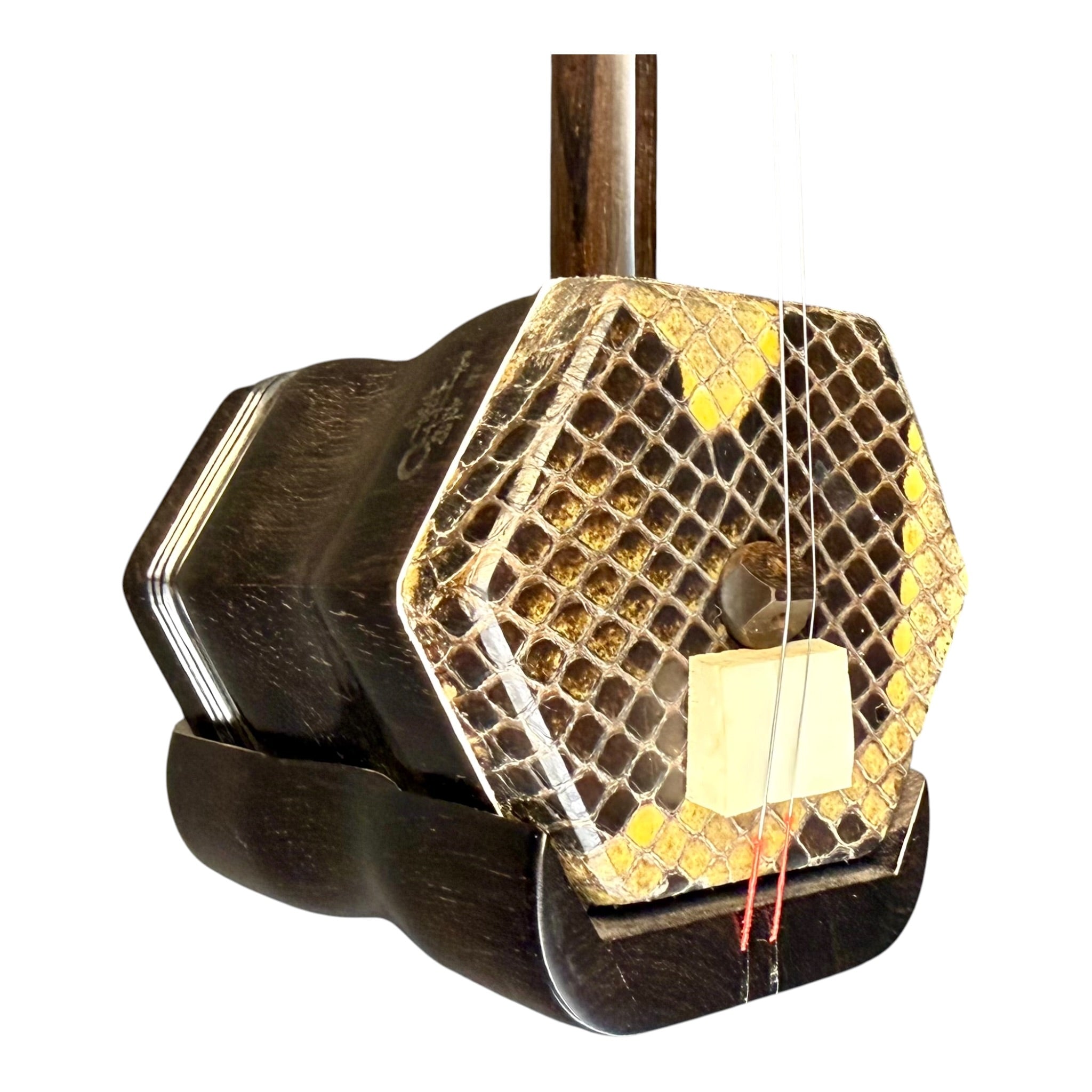 Hua Yin 华音 HY132EQ "Twilight Crest" Ebony Erquan Erhu - Premium Travel Hard Case - Professional Series