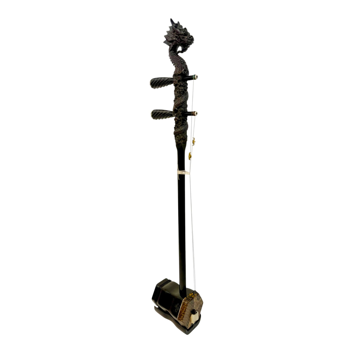 Hua Yin 华音 HY132L1 "Blossom Dragon" Ebony Erhu - Premium Travel Hard Case - Professional Series