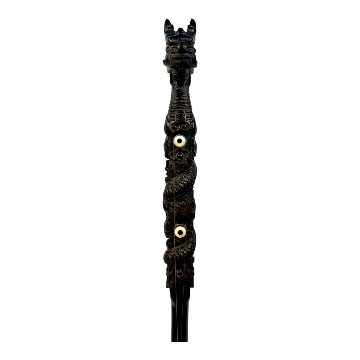 Hua Yin 华音 HY132L1 "Blossom Dragon" Ebony Erhu - Premium Travel Hard Case - Professional Series