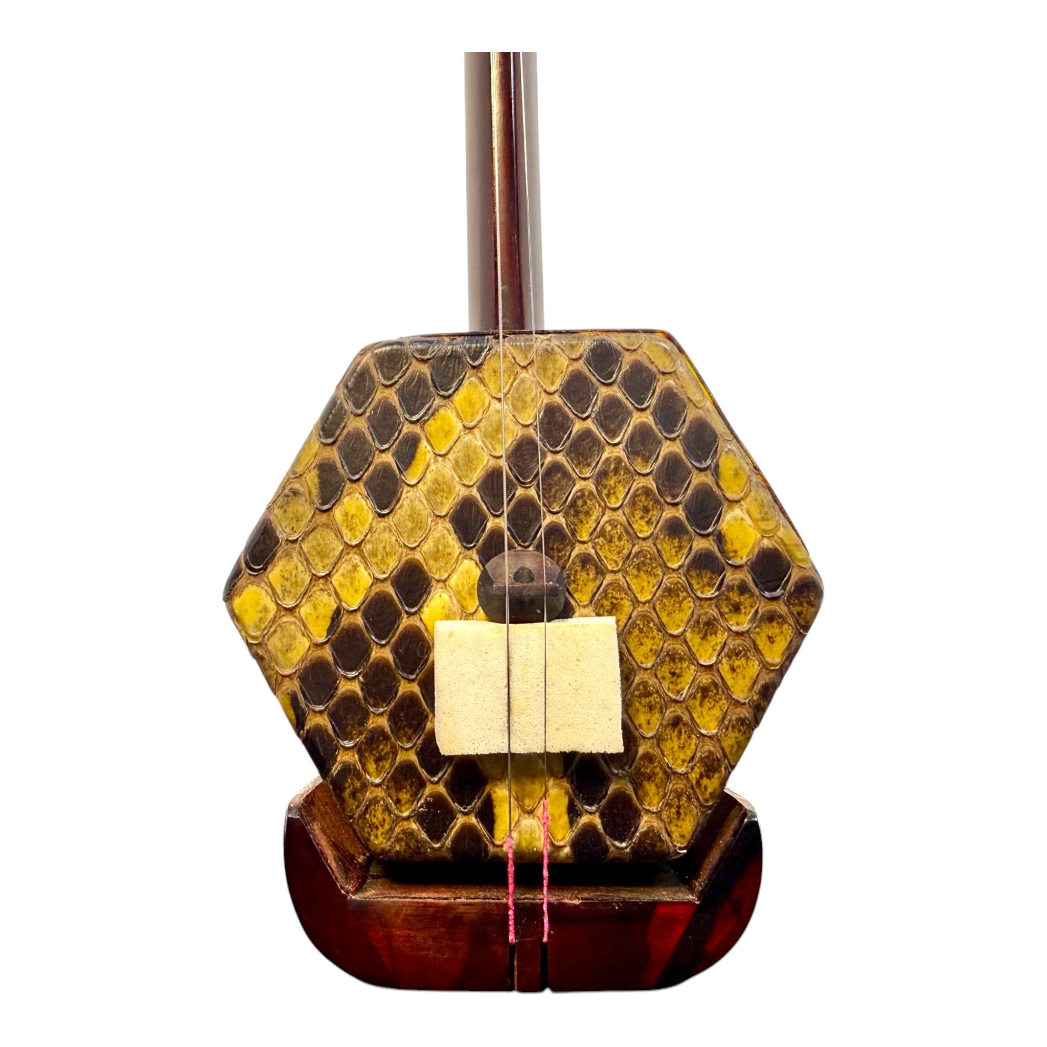 Hua Yin HY134B "Sunrise Crest" Zitan Sandalwood Erhu - Premium Travel Hard Case - Professional Series