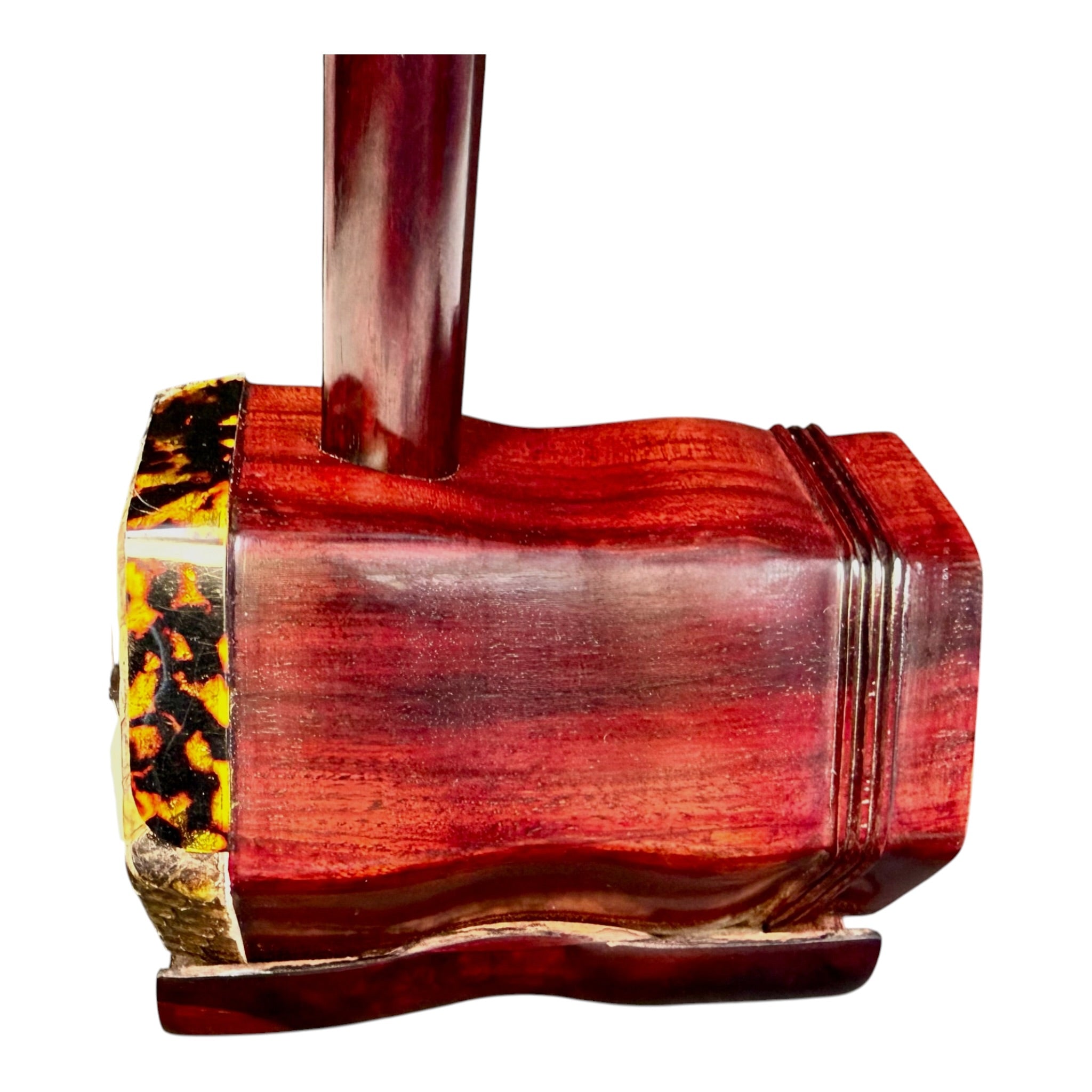 Hua Yin HY134B "Sunrise Crest" Zitan Sandalwood Erhu - Premium Travel Hard Case - Professional Series