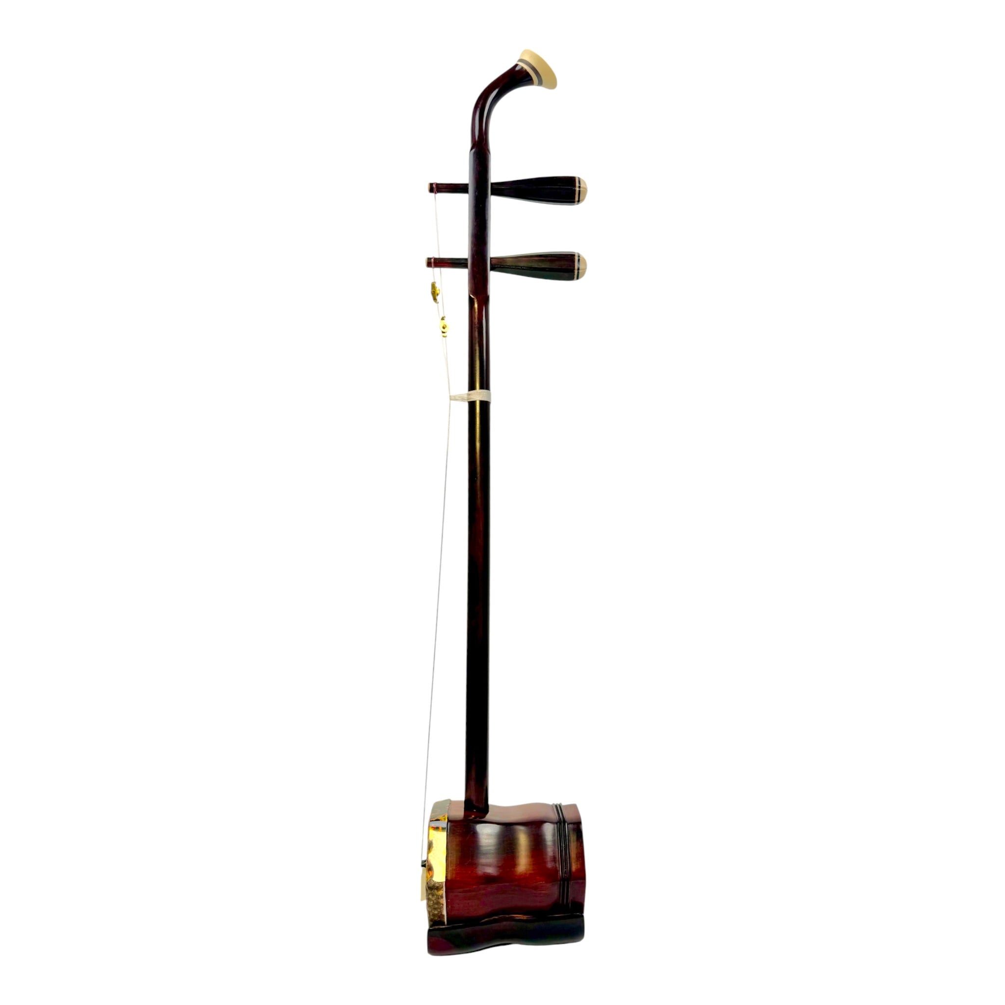 Hua Yin HY134B "Sunrise Crest" Zitan Sandalwood Erhu - Premium Travel Hard Case - Professional Series