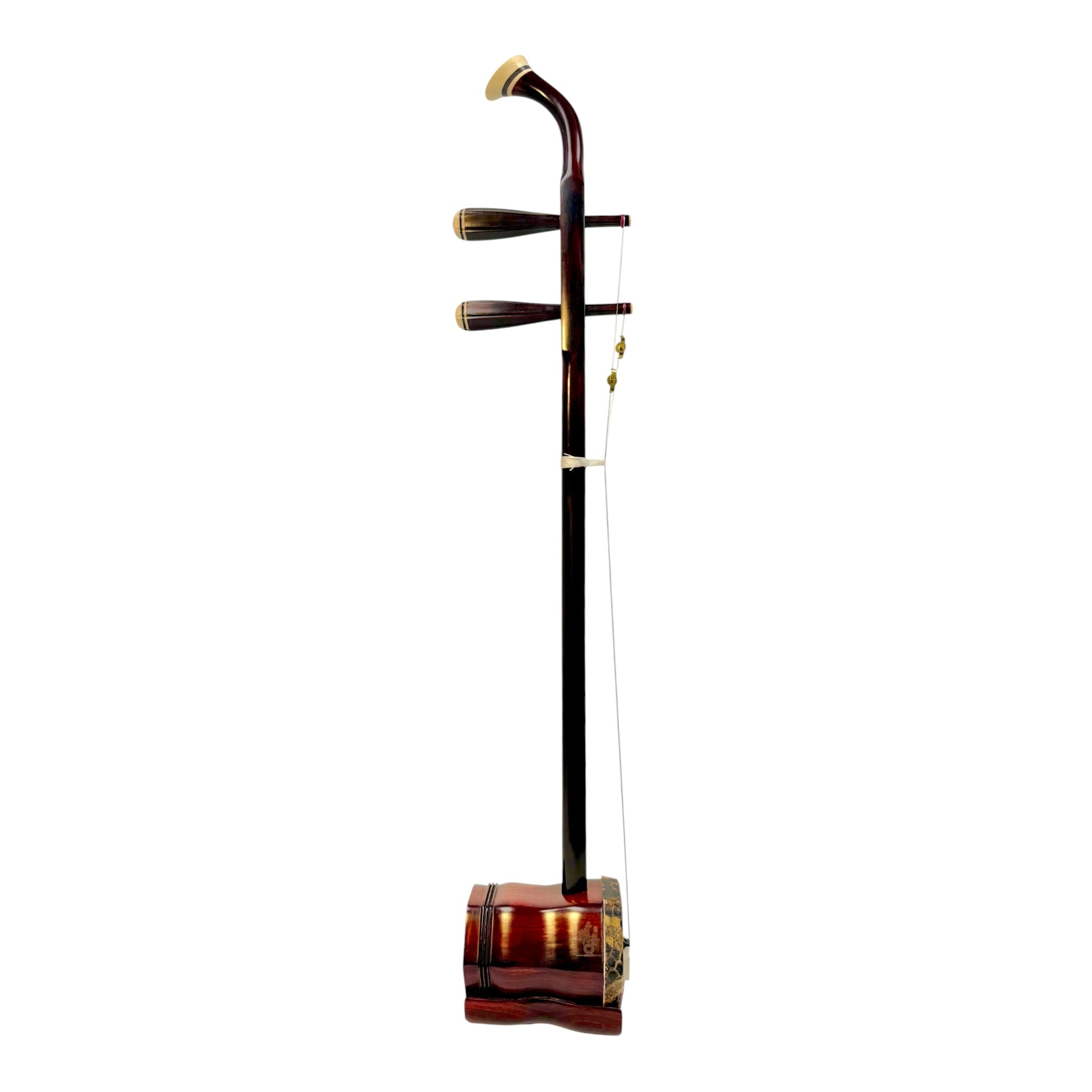 Hua Yin HY134B "Sunrise Crest" Zitan Sandalwood Erhu - Premium Travel Hard Case - Professional Series