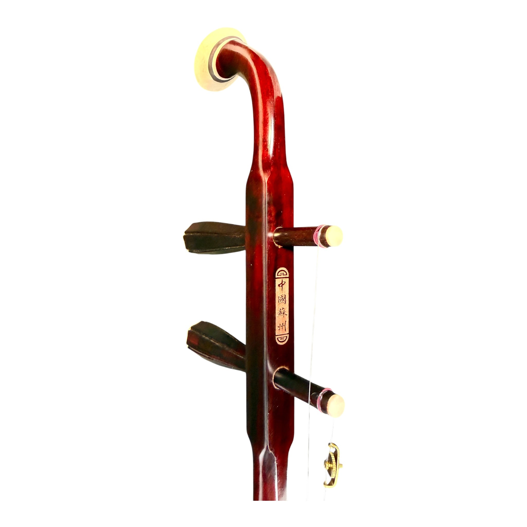 Hua Yin HY134B "Sunrise Crest" Zitan Sandalwood Erhu - Premium Travel Hard Case - Professional Series
