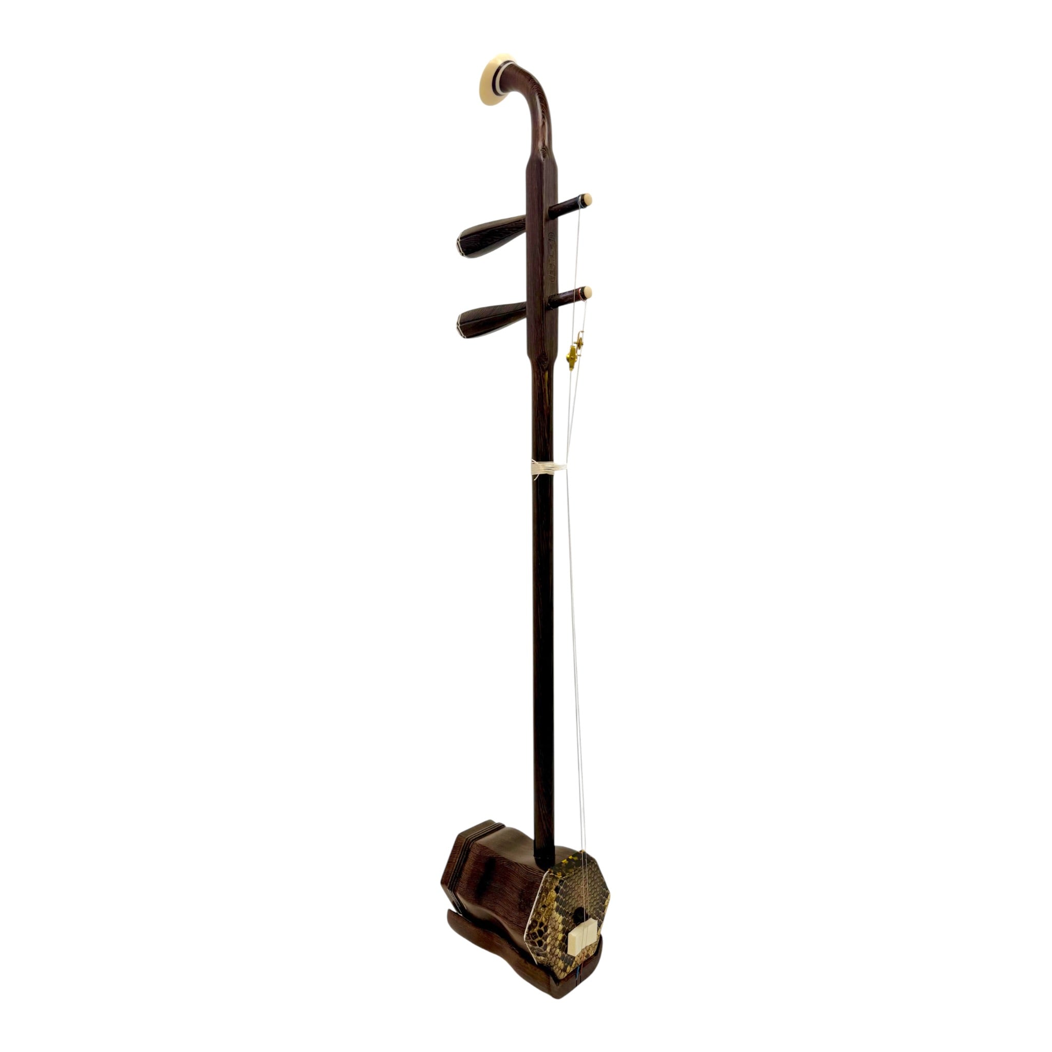 Hua Yin HY825 Wenge Erhu with Dark Brown Finish - Hard Shell Case - Student Series