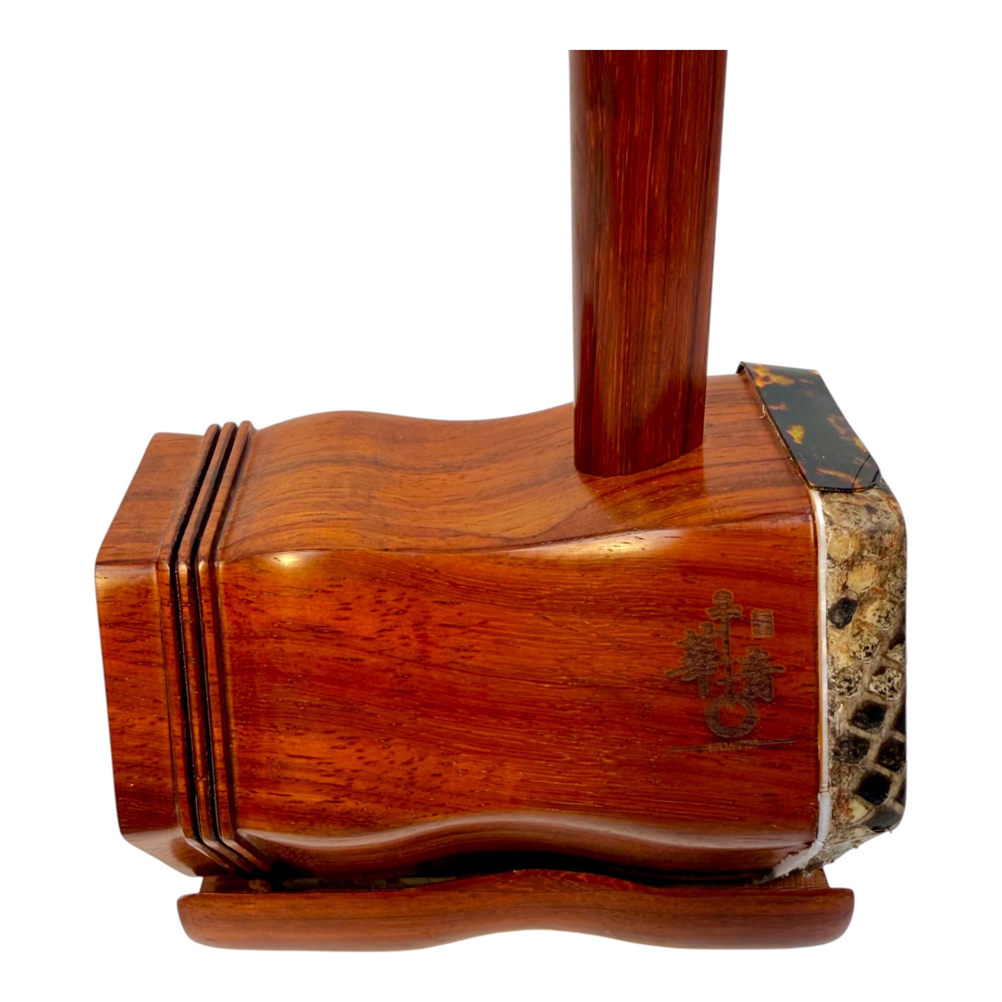 Hua Yin HYT822 African Rosewood Erhu with Carved Bone Inlays - Student Series