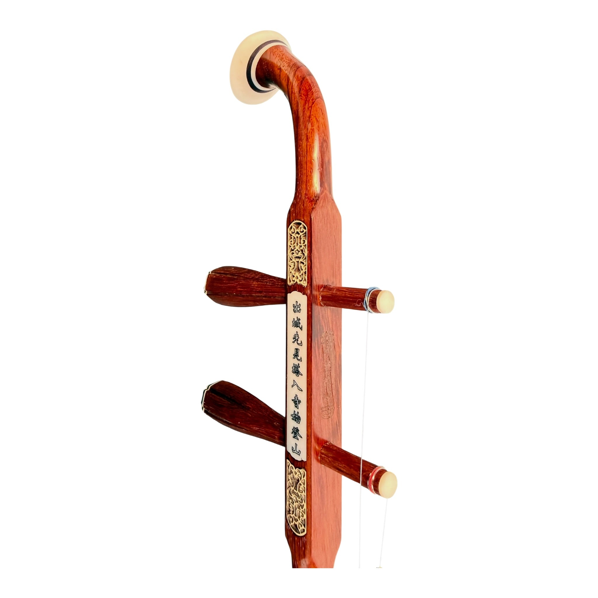 Hua Yin HYT822 African Rosewood Erhu with Carved Bone Inlays - Student Series