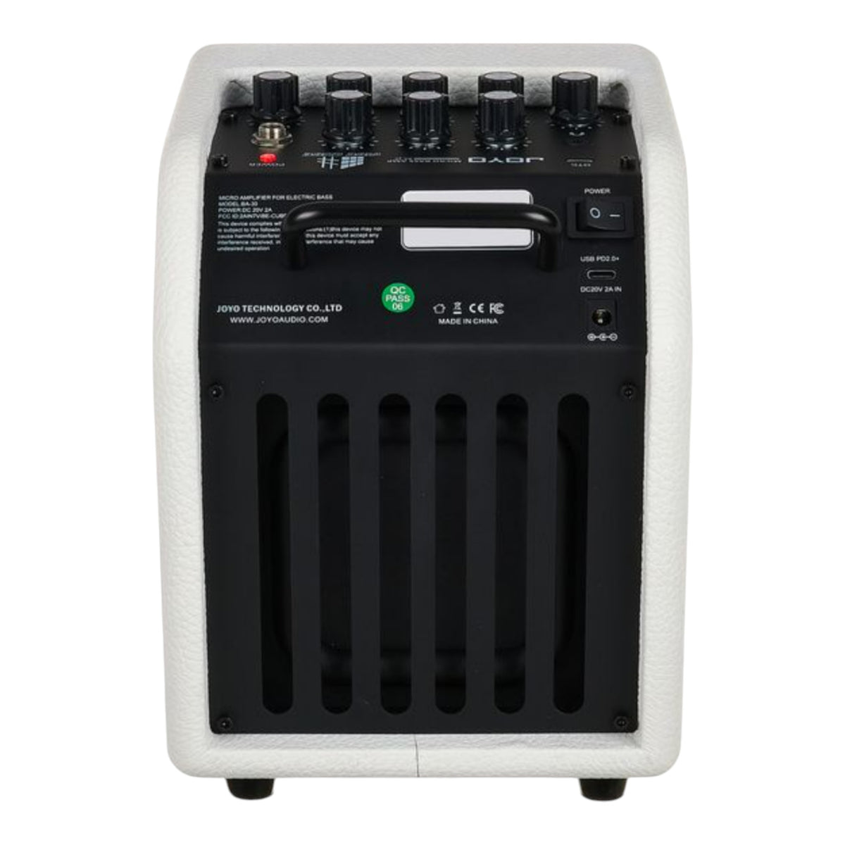 (PREORDER : EST LATE SEPT 2026) Joyo BA30 "Vibe Cube" Lightweight Rechargable 30W Multifunctional Mini Bass Amplifier w/ Bluetooth & OTG