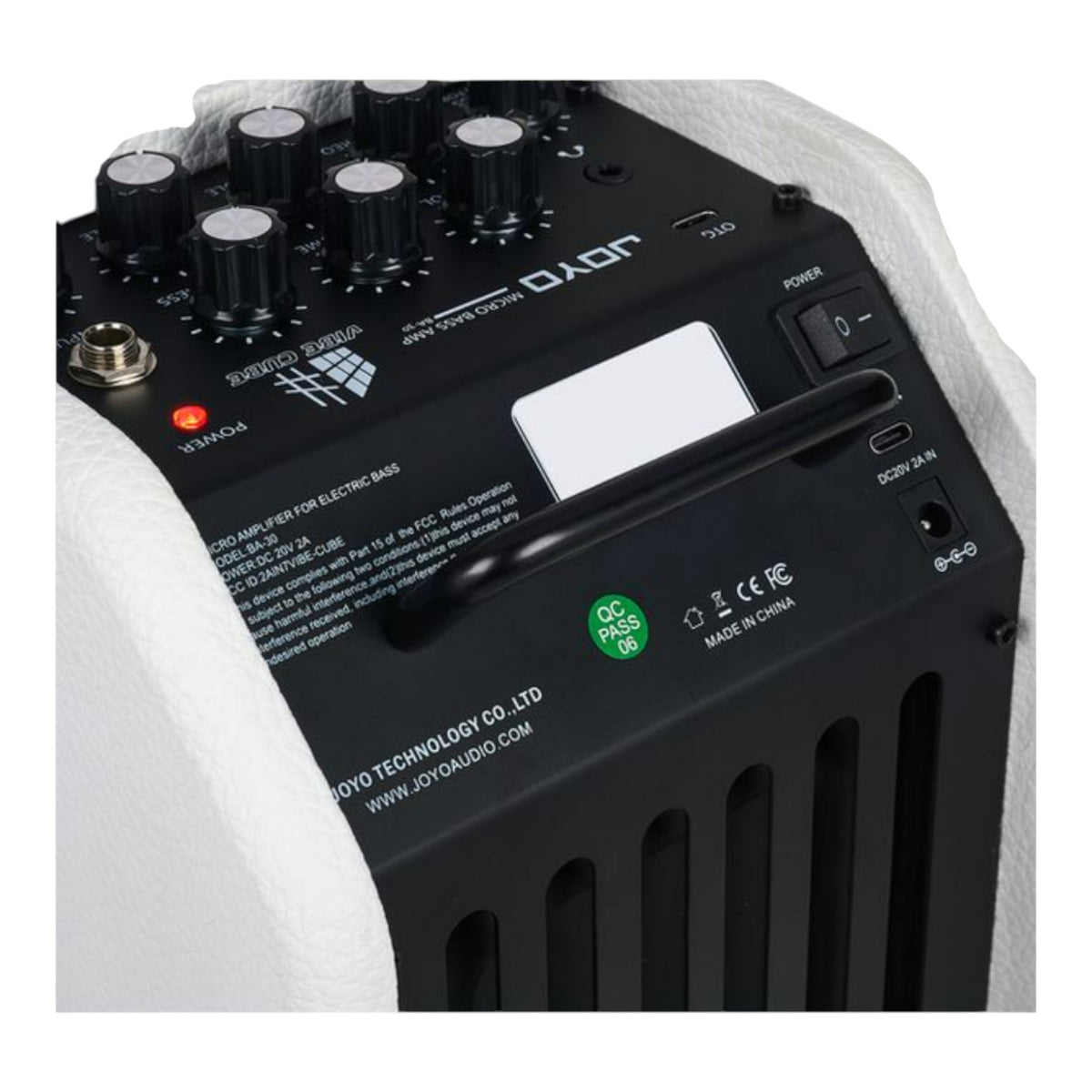 (PREORDER : EST LATE SEPT 2026) Joyo BA30 "Vibe Cube" Lightweight Rechargable 30W Multifunctional Mini Bass Amplifier w/ Bluetooth & OTG