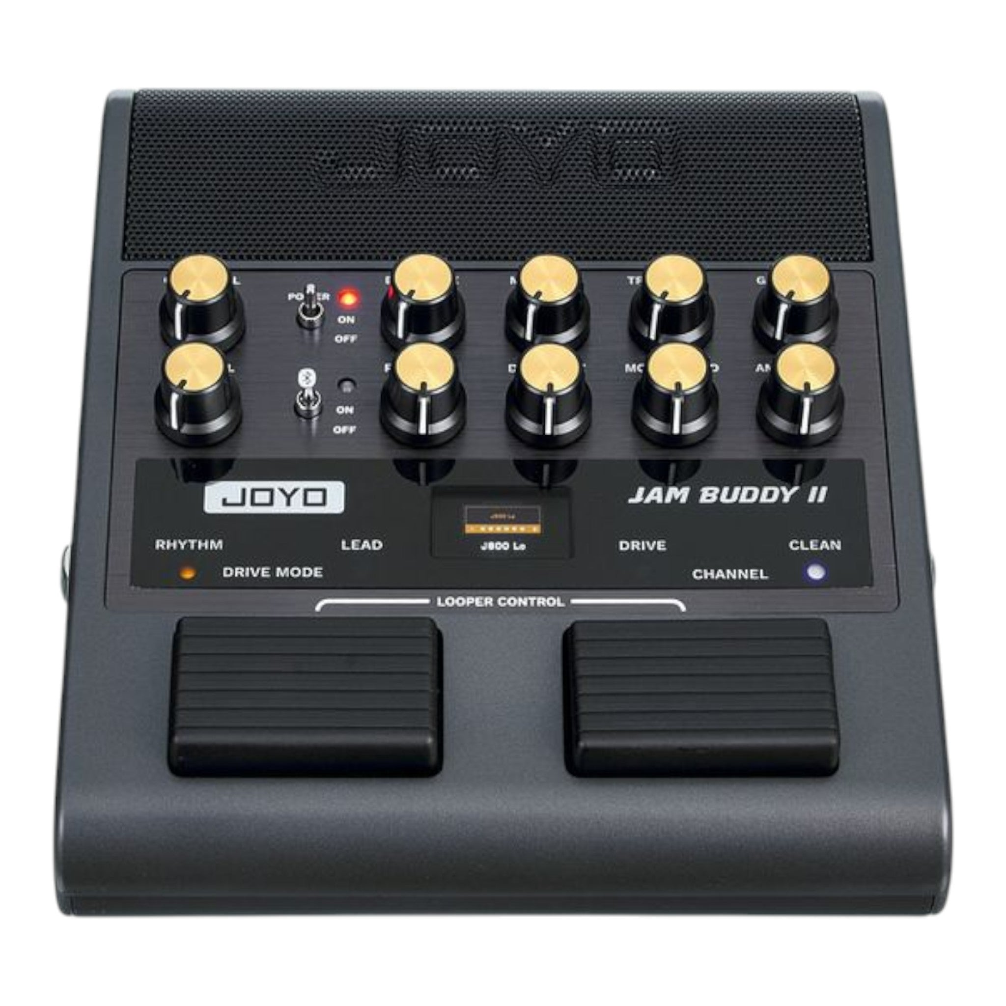 Joyo Jam Buddy II Portable Multi-Effect Modelling Guitar Amplifier with Bluetooth & Looper | Black or Orange