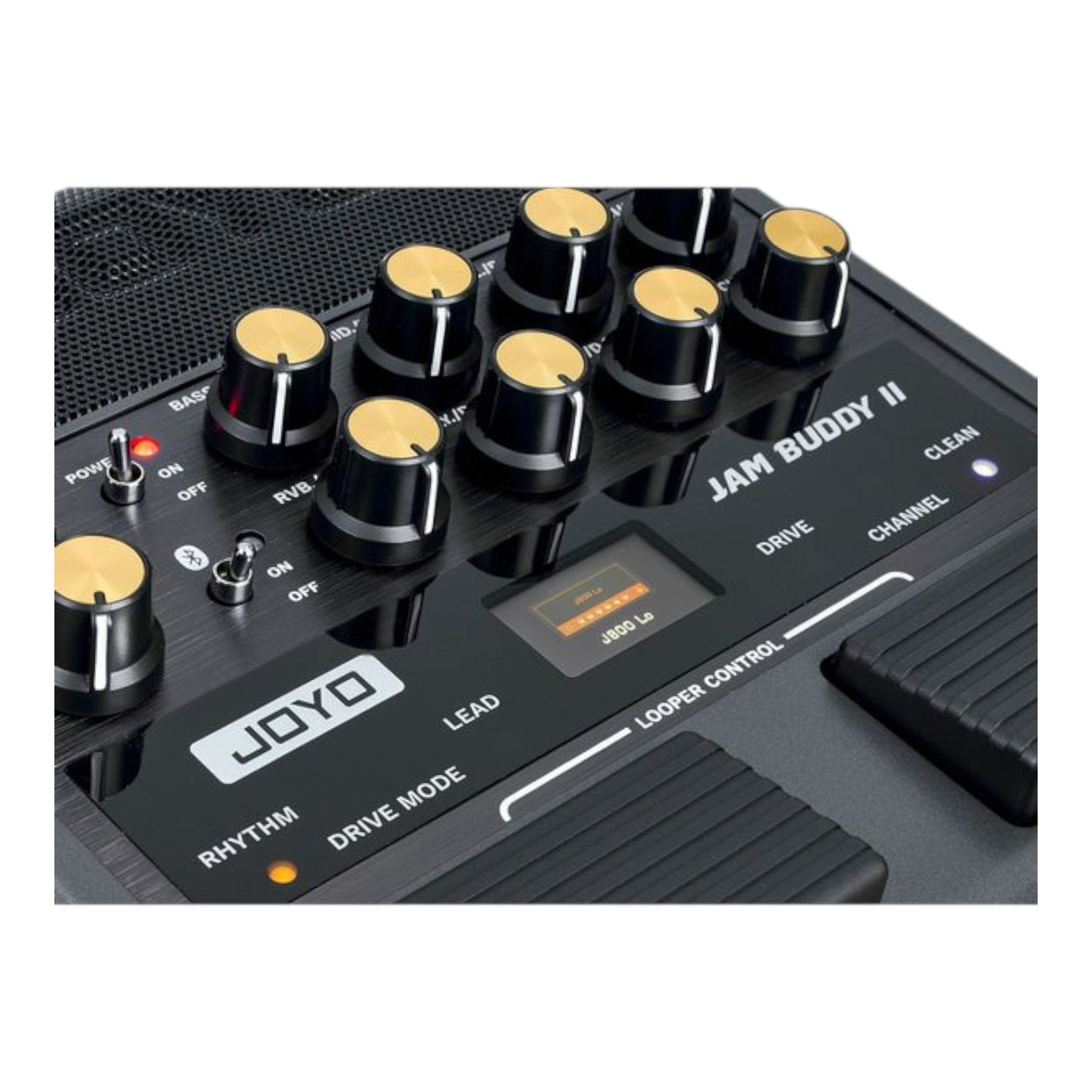 Joyo Jam Buddy II Portable Multi-Effect Modelling Guitar Amplifier with Bluetooth & Looper | Black or Orange