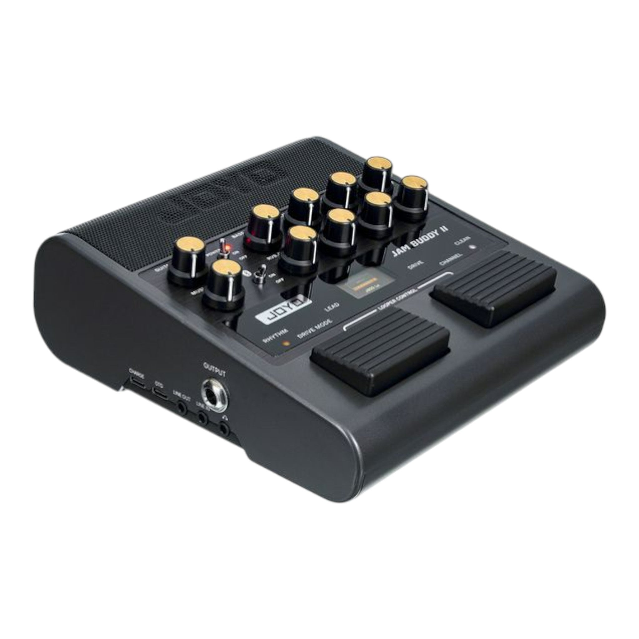 Joyo Jam Buddy II Portable Multi-Effect Modelling Guitar Amplifier with Bluetooth & Looper | Black or Orange