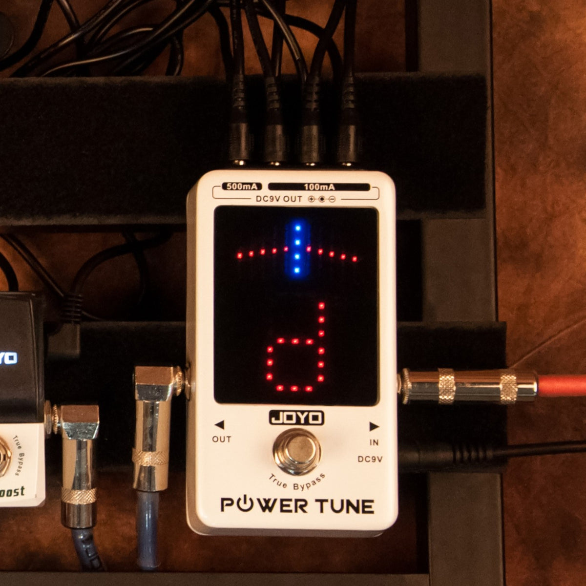 (PREORDER : EST LATE SEPT 2026) Joyo JF18R "Power Tune" Low-Noise Isolated DC 9V Power Supply & Chromatic Tuner Pedal