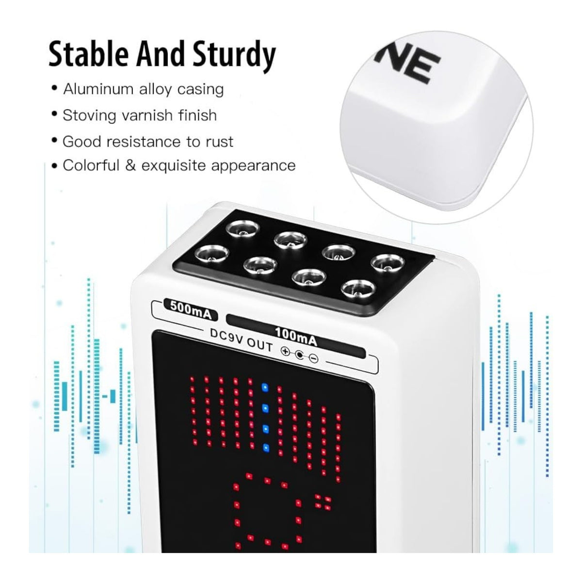(PREORDER : EST LATE SEPT 2026) Joyo JF18R "Power Tune" Low-Noise Isolated DC 9V Power Supply & Chromatic Tuner Pedal