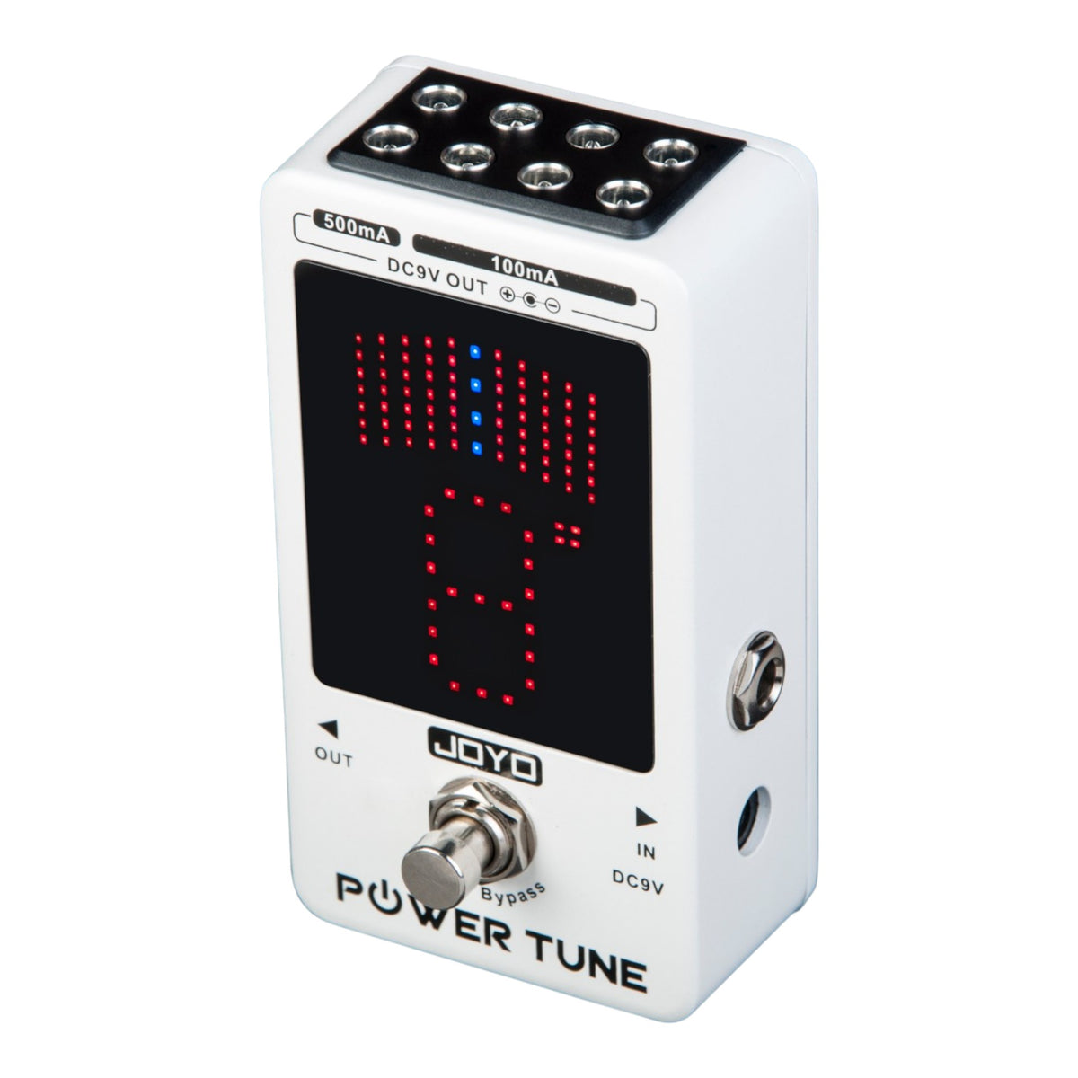 (PREORDER : EST LATE SEPT 2026) Joyo JF18R "Power Tune" Low-Noise Isolated DC 9V Power Supply & Chromatic Tuner Pedal