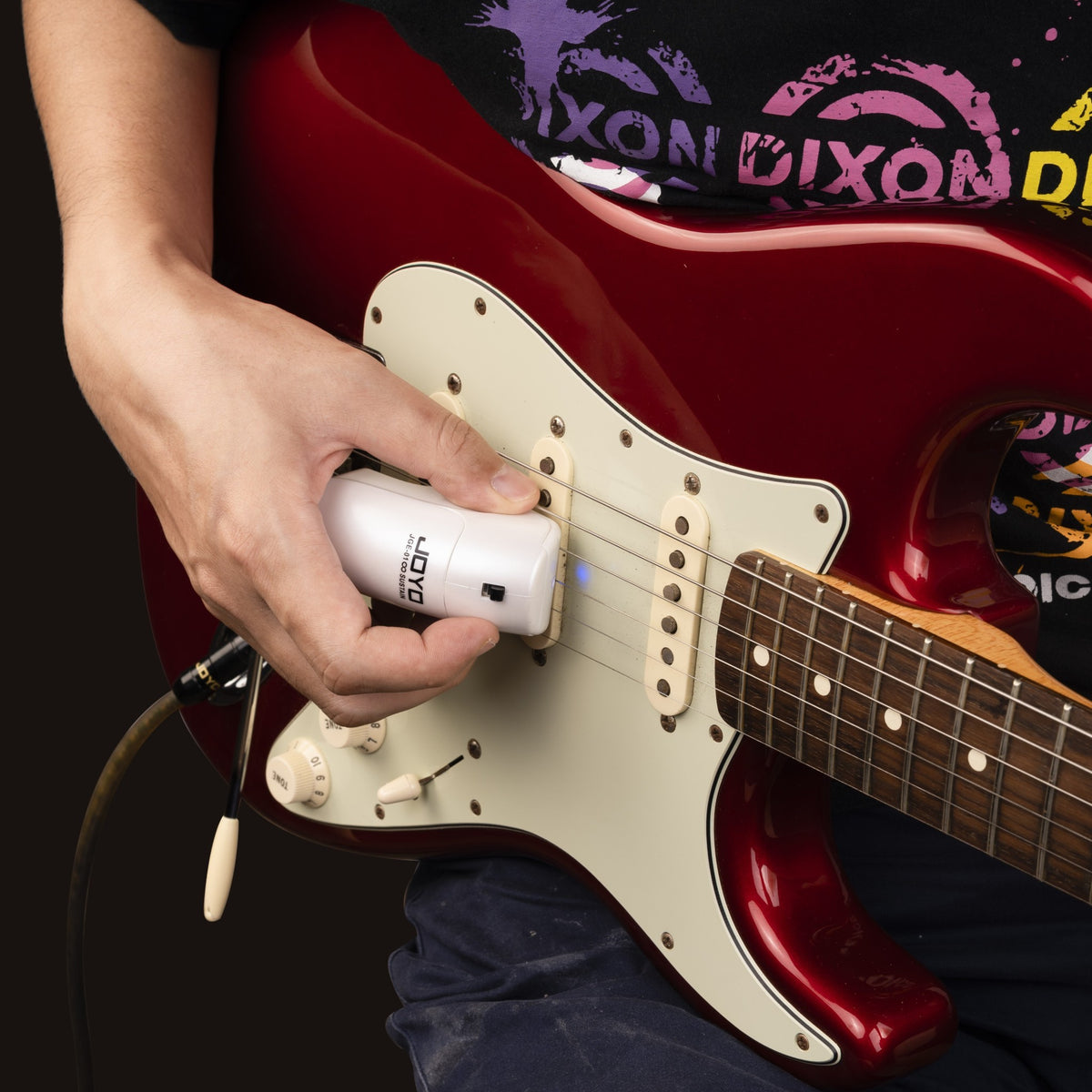 (PREORDER : EST LATE SEPT 2026) Joyo JGE01 "Infinite Sustain" Wireless Handheld Electronic Guitar Bow Sustainer w/ Overtone Effect