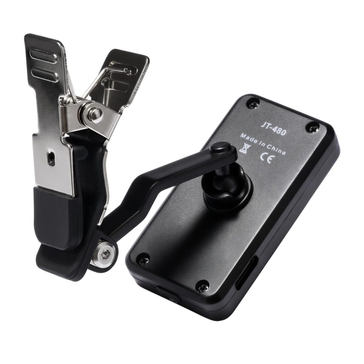 (PREORDER : EST. LATE SEPT 2026) Joyo JT480 Rechargable Professional Clip-On Extended Range Chromatic Tuner w/ Full-Colour LCD Display
