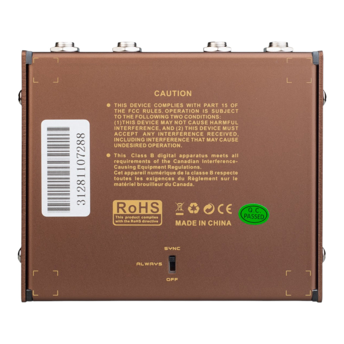 (PREORDER : EST LATE SEPT 2026) Joyo R09 "Vision" Dual Channel Modulation Effects Pedal w/ Tap Tempo