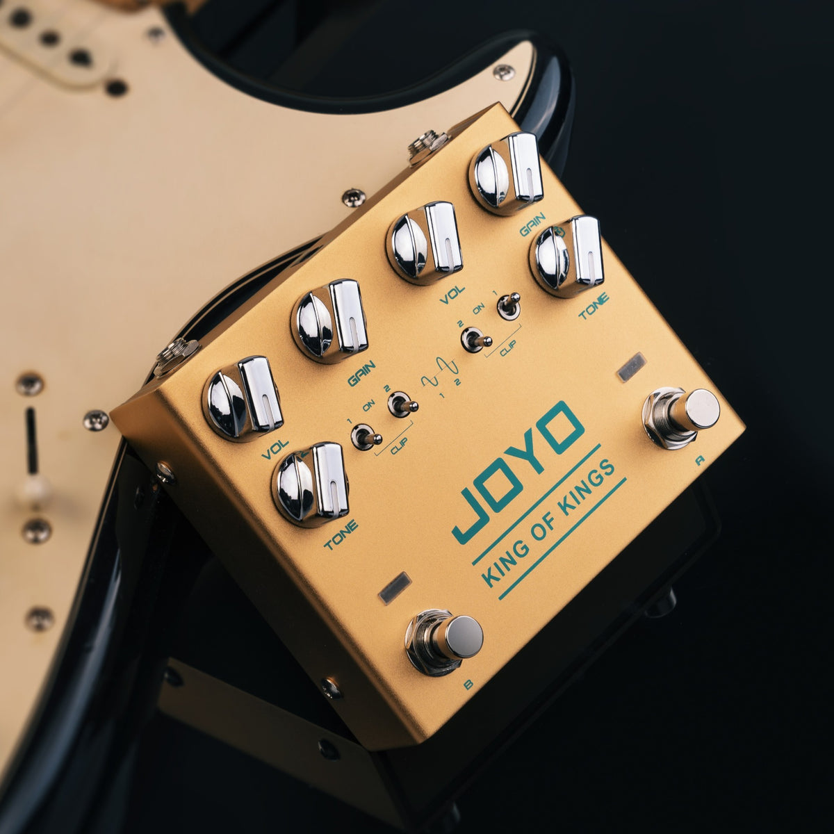 (PREORDER : EST LATE SEPT 2026) Joyo R20 "King of Kings" Dual Channel Vintage-Style Overdrive Effects Pedal w/ Diode Clipping