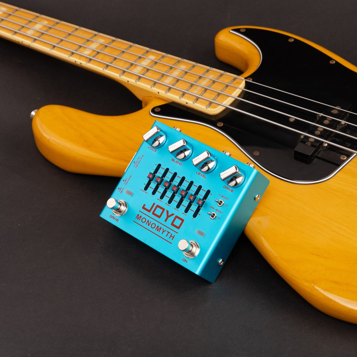 Joyo R26 "Monomyth" Dual Channel 6-Band EQ Bass Preamp & DI Pedal w/ Overdrive