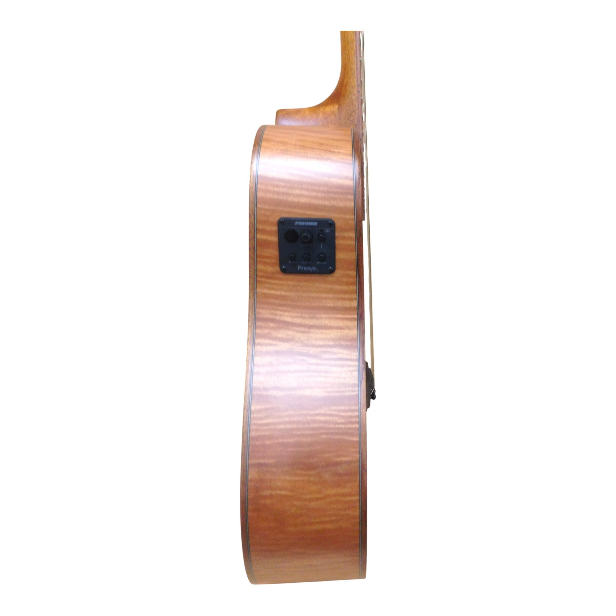 Klema K200DCCE Solid Canadian Cedar Top Flamed Maple Body Dreadnought Cutaway Acoustic Guitar - Natural