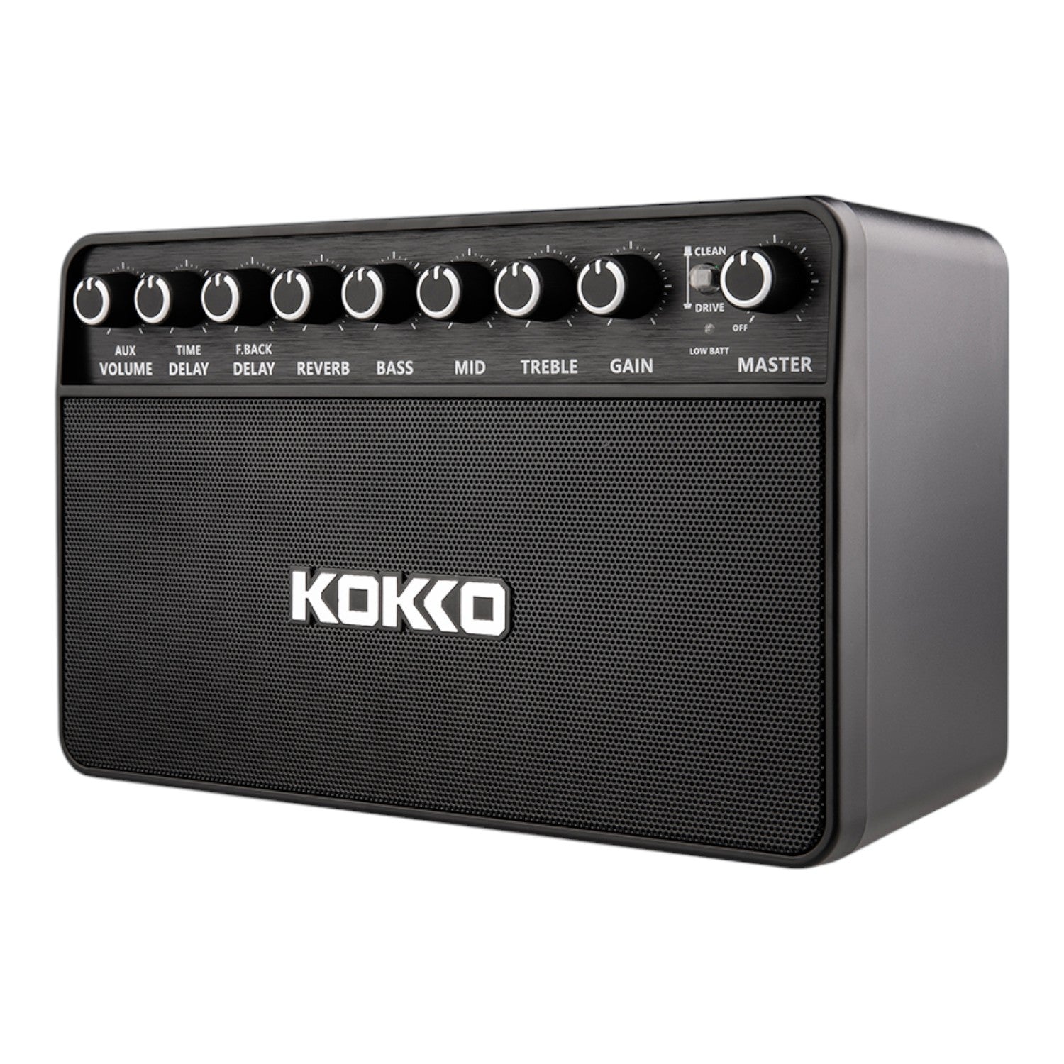 (PREDORDER: MID OCT 2026) Kokko KG20 20W Portable Rechargable Modeling Electric Guitar Amplifier w/ Bluetooth & Headphone Output