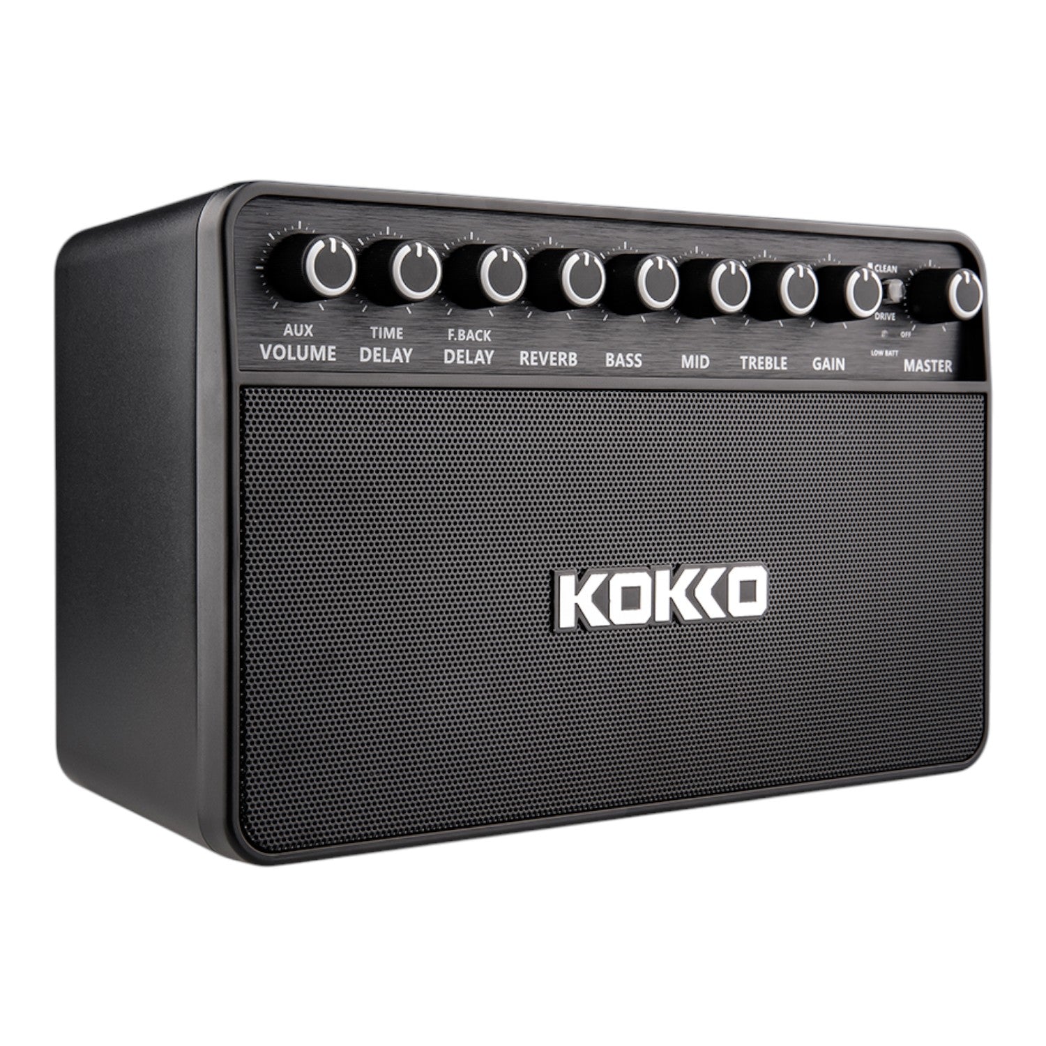 (PREDORDER: MID OCT 2026) Kokko KG20 20W Portable Rechargable Modeling Electric Guitar Amplifier w/ Bluetooth & Headphone Output