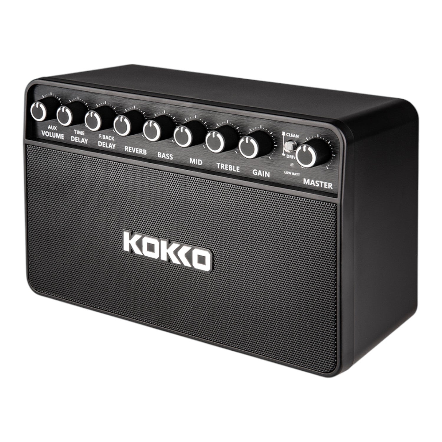 (PREDORDER: MID OCT 2026) Kokko KG20 20W Portable Rechargable Modeling Electric Guitar Amplifier w/ Bluetooth & Headphone Output