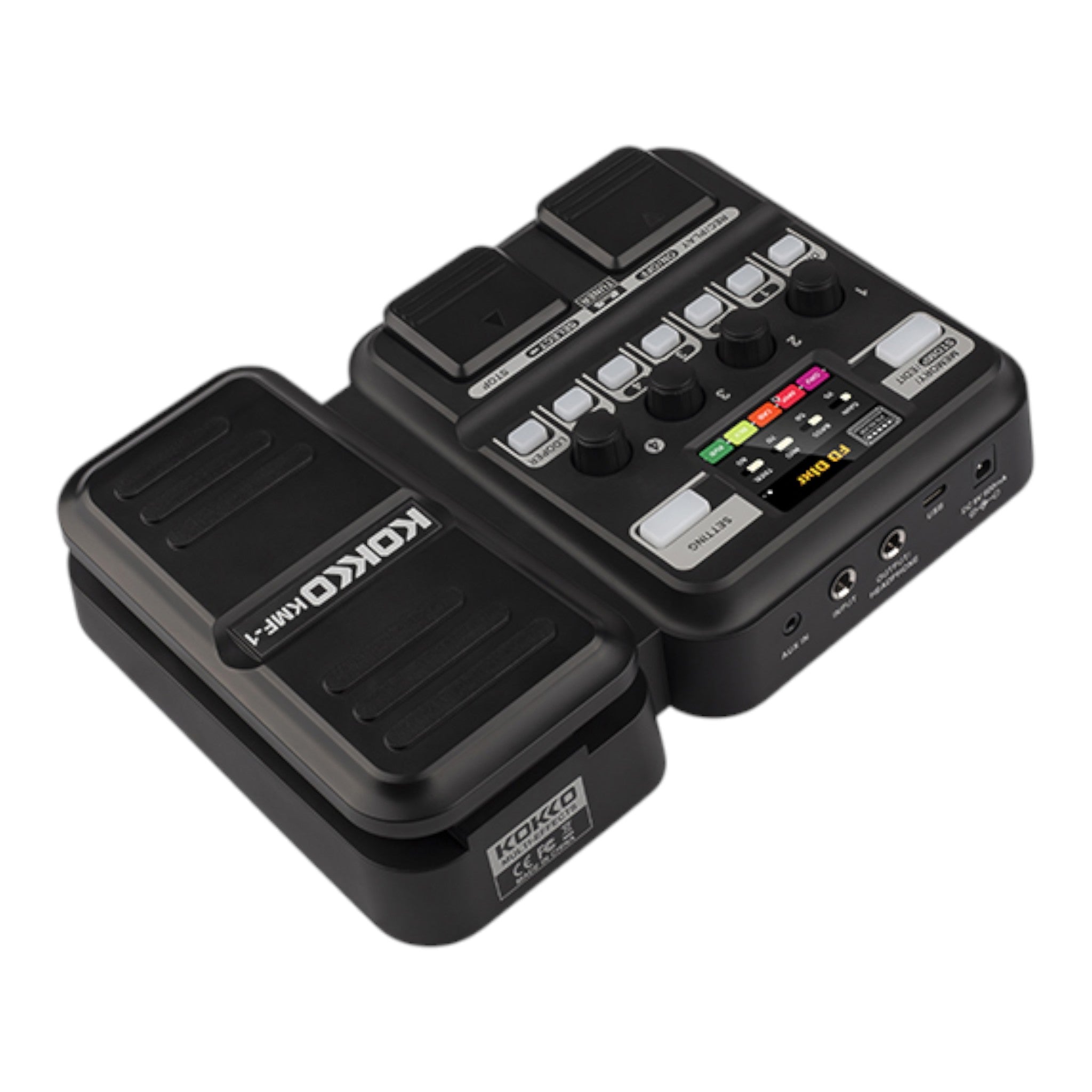 (PREORDER: MID OCT 2026) Kokko KMF1 Guitar Multi-Effects Pedal with Amp & Cabinet Modeling & Built-in Drum Machine