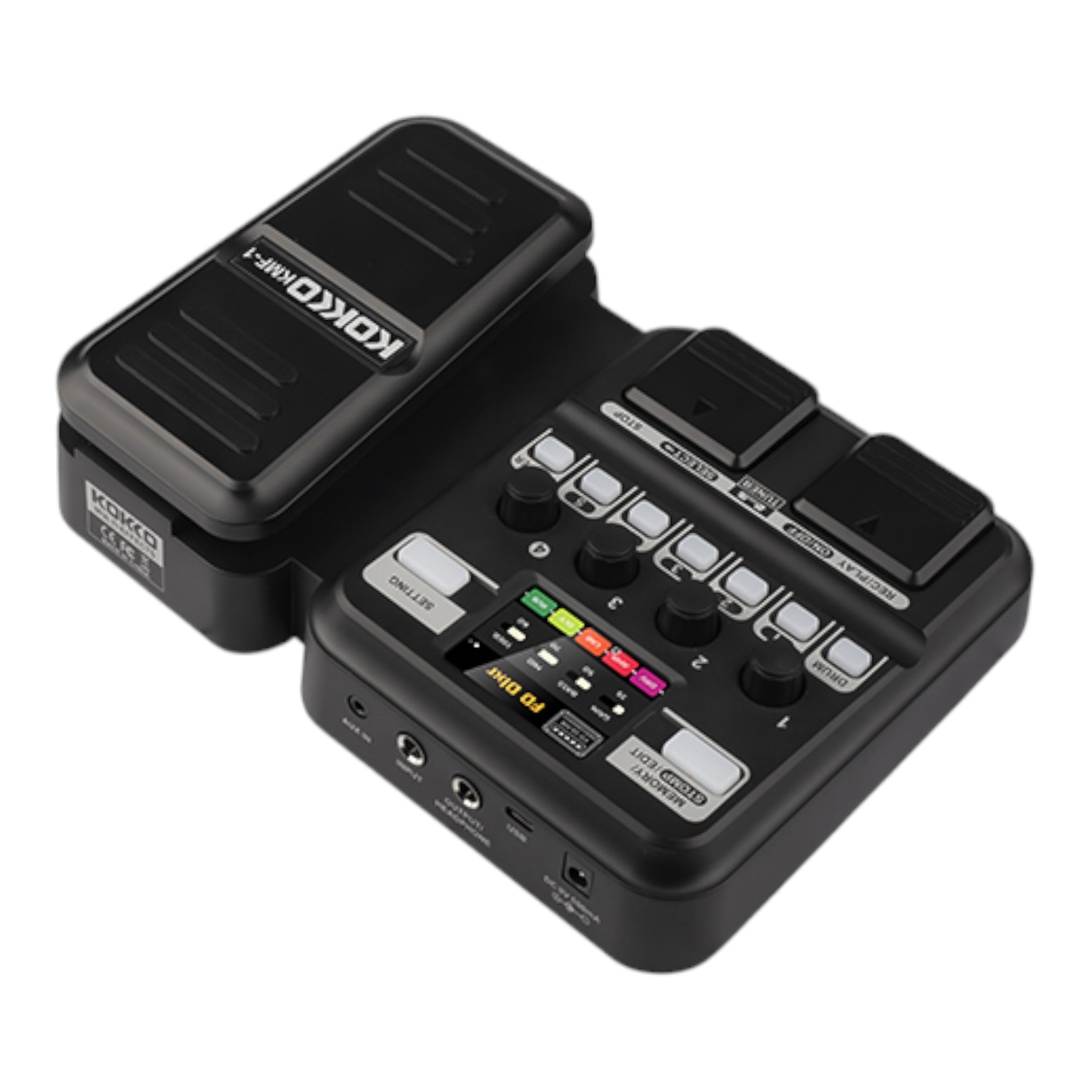(PREORDER: MID OCT 2026) Kokko KMF1 Guitar Multi-Effects Pedal with Amp & Cabinet Modeling & Built-in Drum Machine