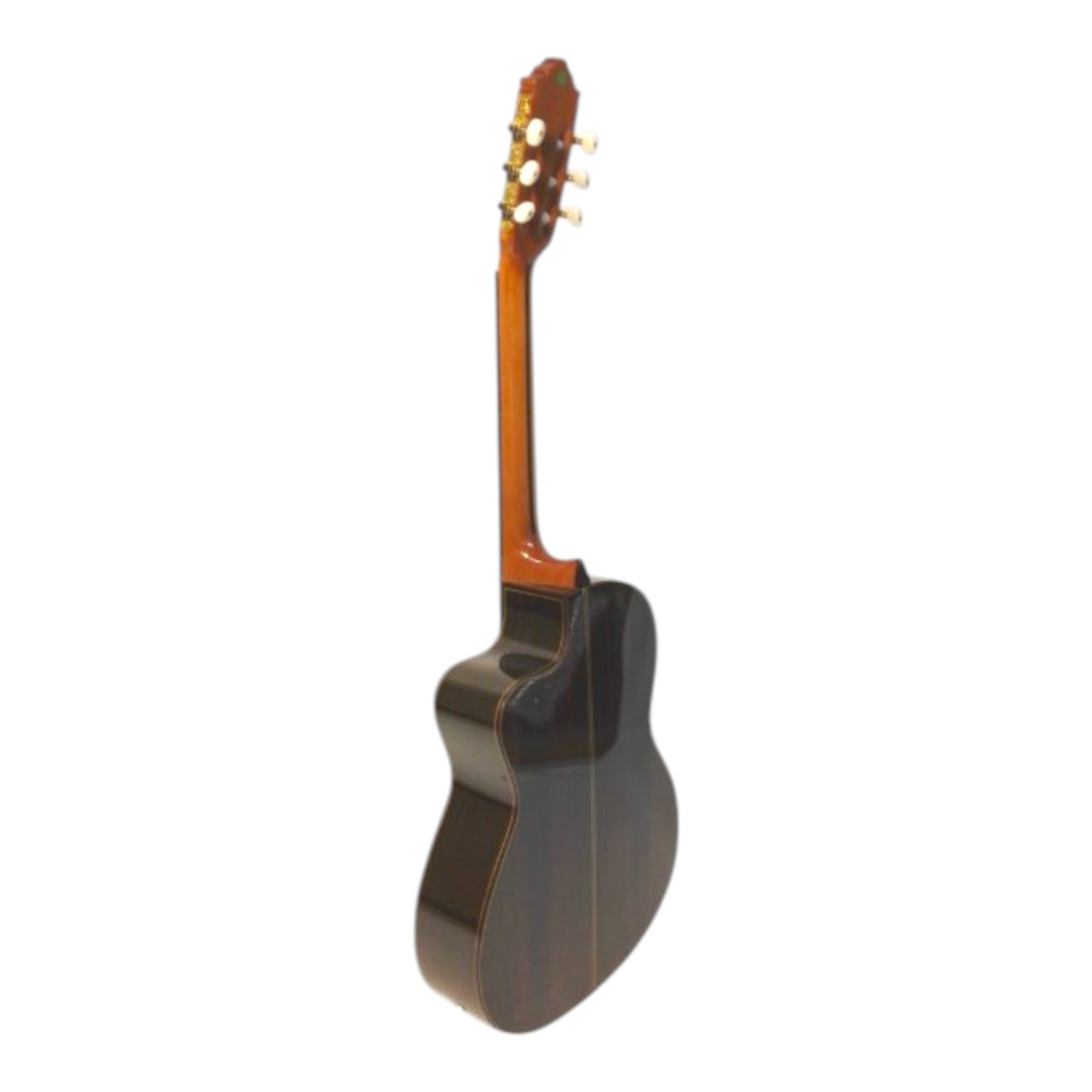 Miguel Rosales HS20CEQN Solid Cedar Cutaway Built-In Pickup/Tuner Classical Guitar - Natural