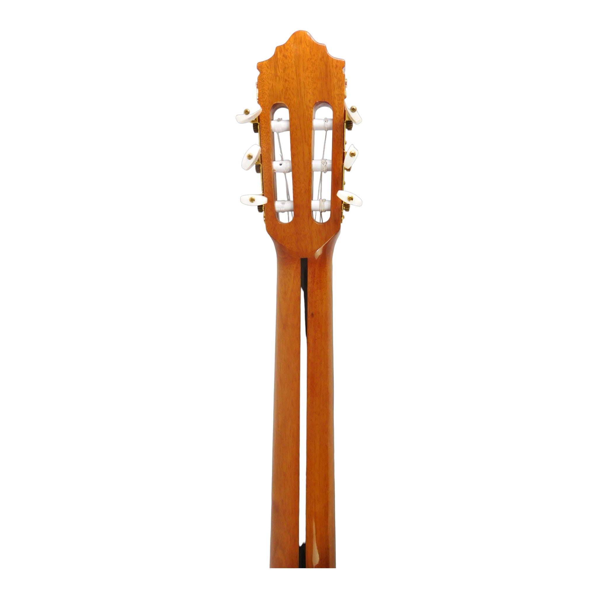 Miguel Rosales HS20CEQN Solid Cedar Cutaway Built-In Pickup/Tuner Classical Guitar - Natural