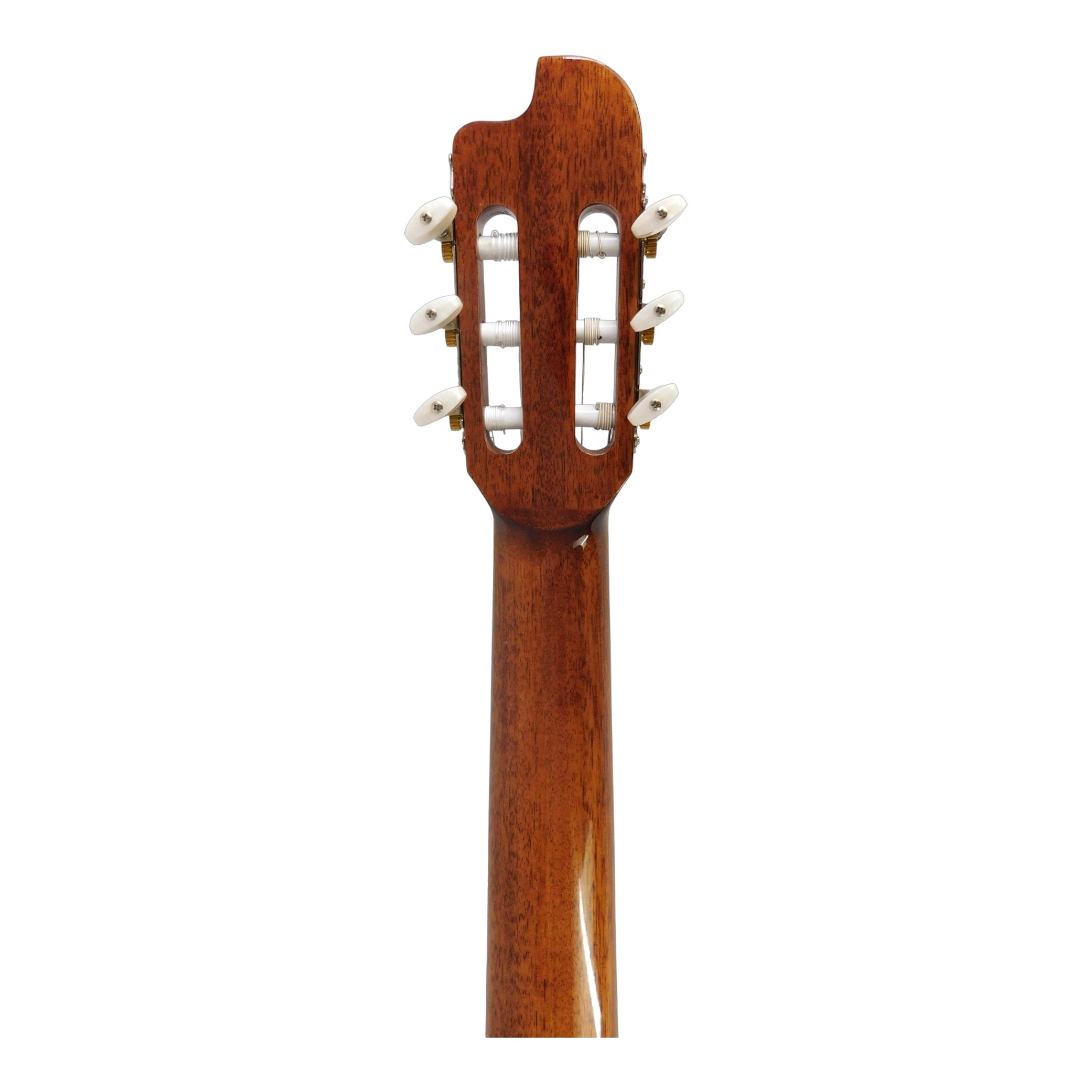 Miguel Rosales MR04CEQN Mahogany Oval Soundhole Built-In Pickup/Tuner Classical Guitar - Natural