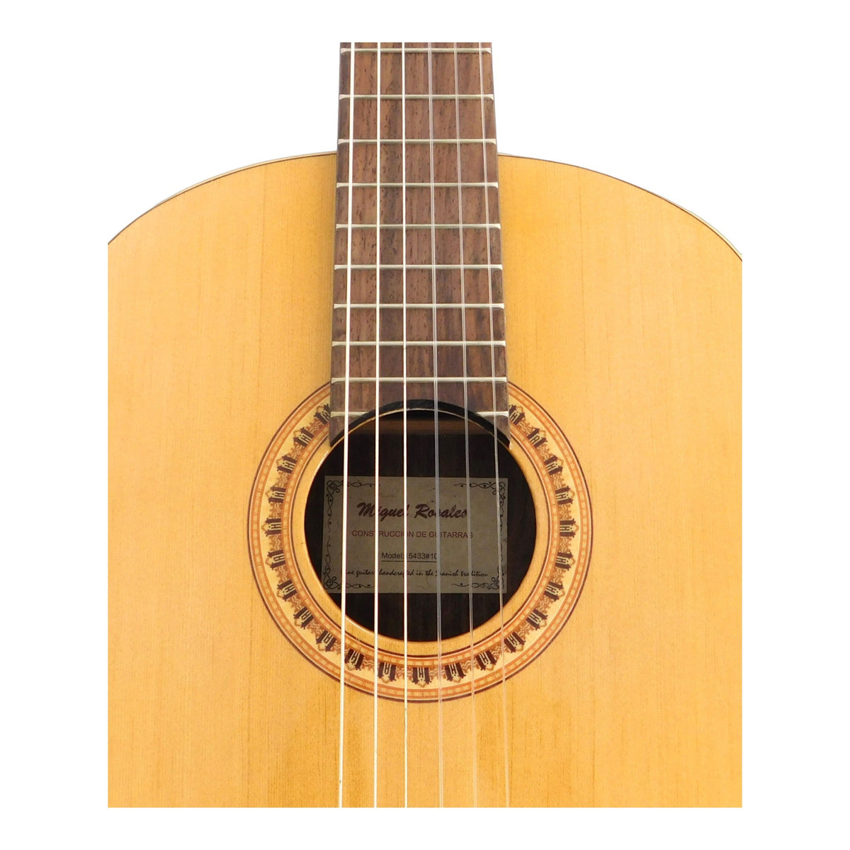 Miguel Rosales "Gran Clásico" MR10 Natural Nylon String Classical Guitar with Solid German Spruce Top