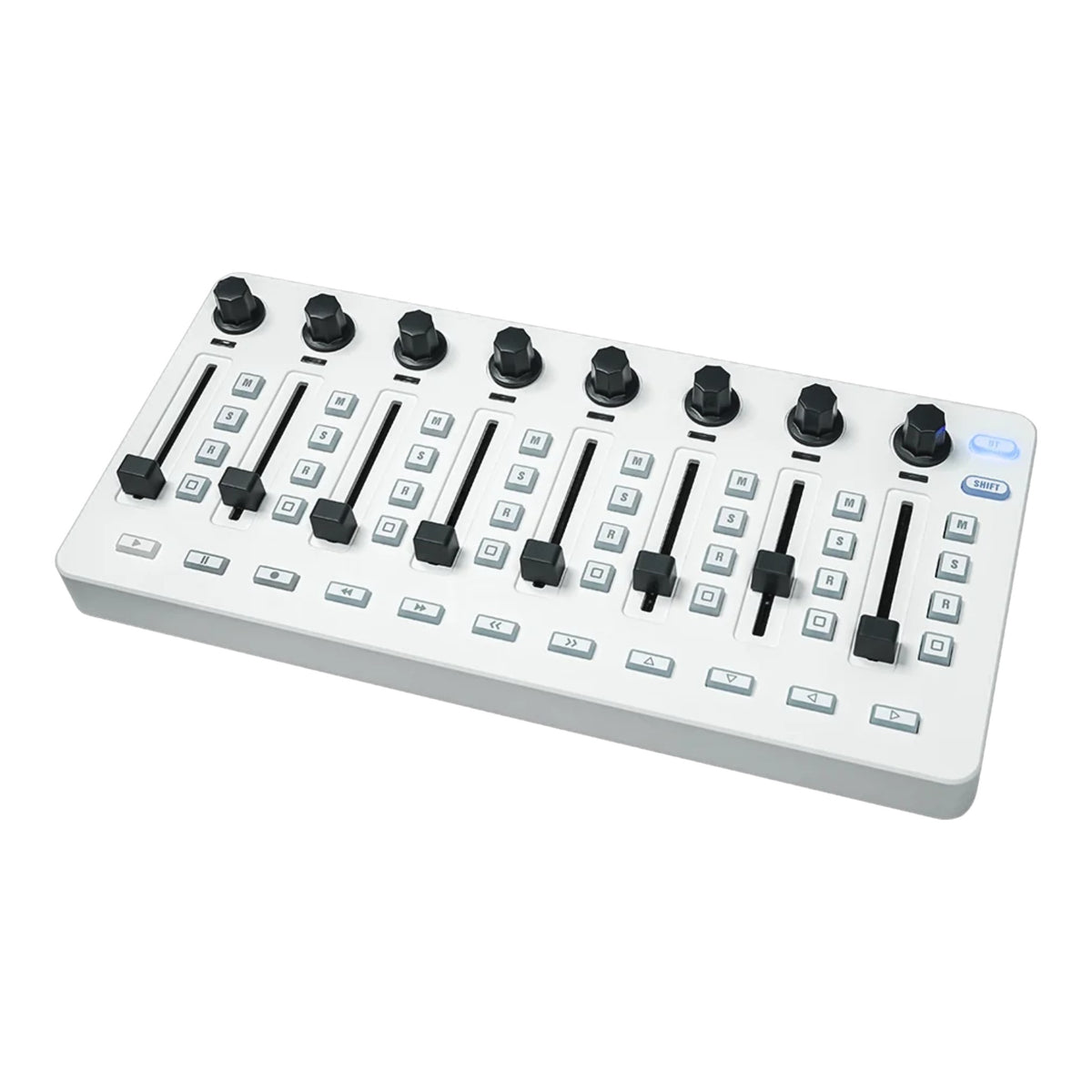 M-VAVE SMCMIXER Wireless DAW MIDI Control Surface w/ 8 Touch-Sensitive Faders, 8 Rotary Encoders & 43 Assignable Buttons