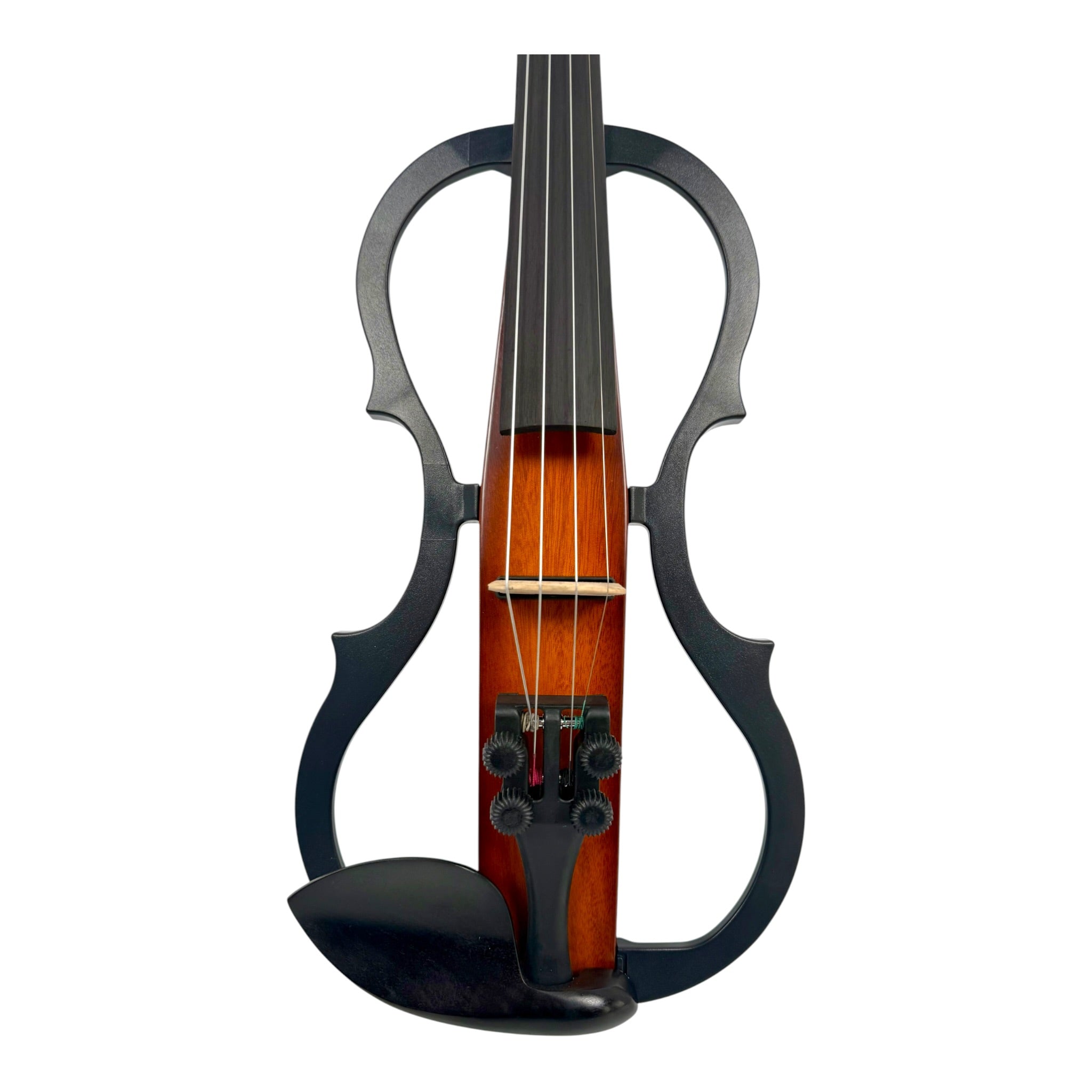 Symphony EVHL01SB Headless Catalpa ABS Electric Violin Outfit in Sunburst Gloss w/ Built-In EQ