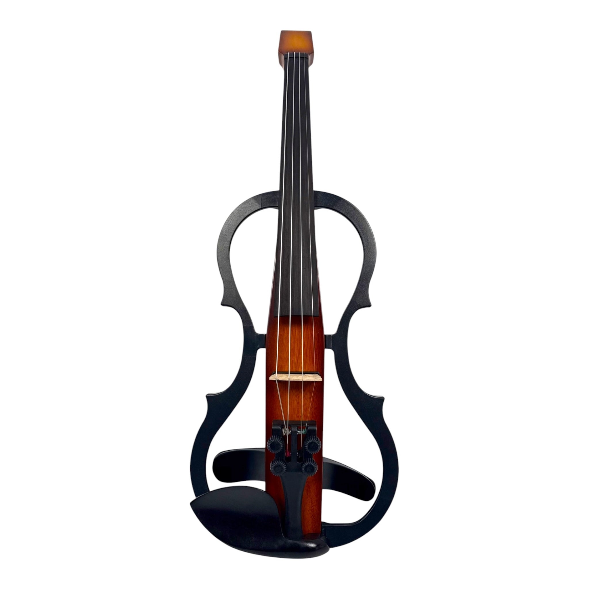 Symphony EVHL01SB Headless Catalpa ABS Electric Violin Outfit in Sunburst Gloss w/ Built-In EQ