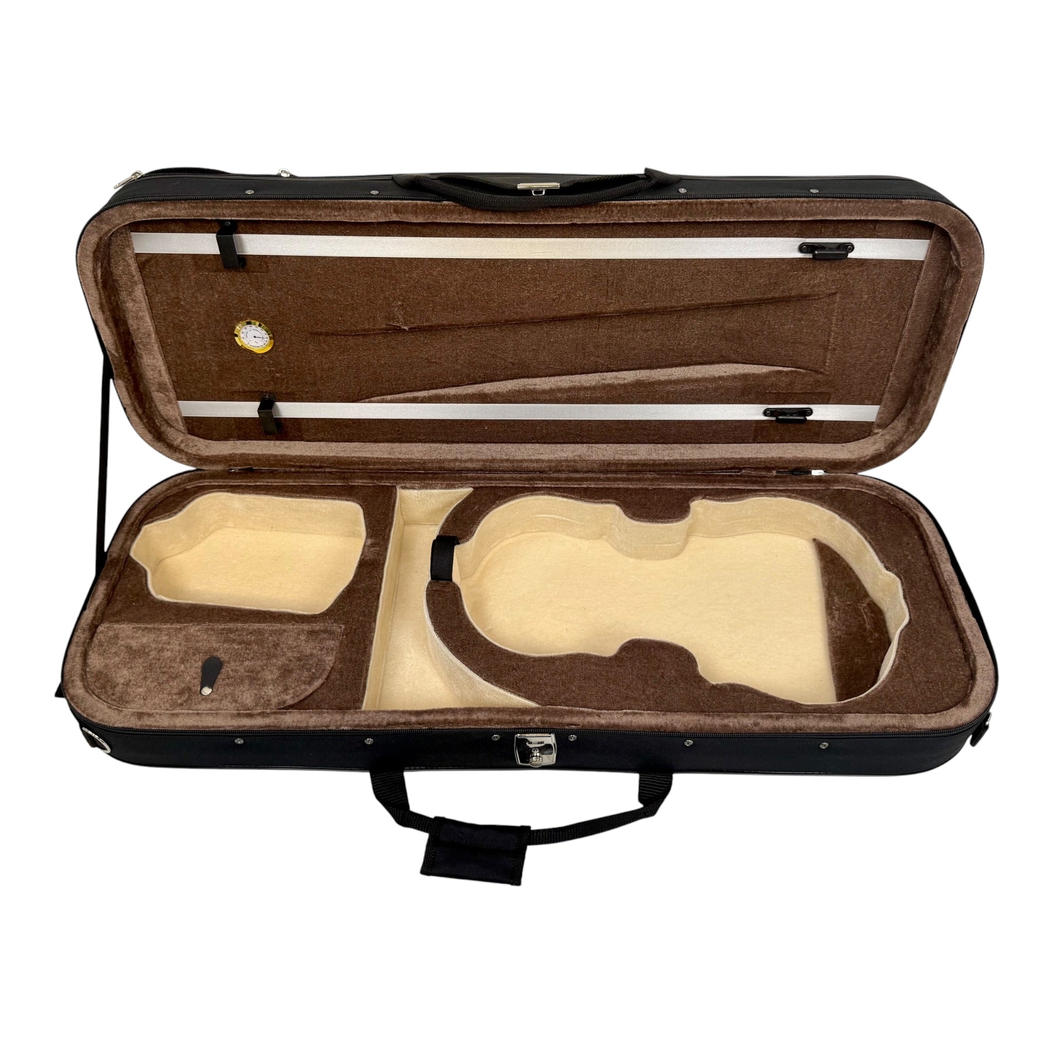 Symphony GA25 "Professional Series" 15-inch Solid Spruce Viola Outfit in Antique Brown with Foam Case & Accessories