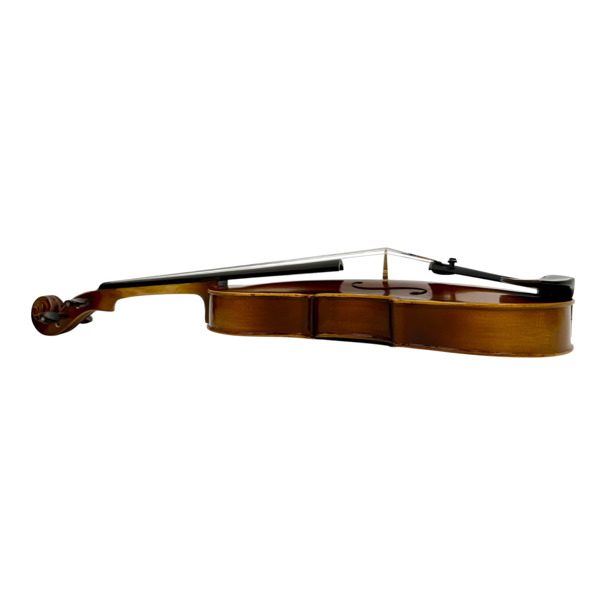 Symphony GA25 "Professional Series" 15-inch Solid Spruce Viola Outfit in Antique Brown with Foam Case & Accessories