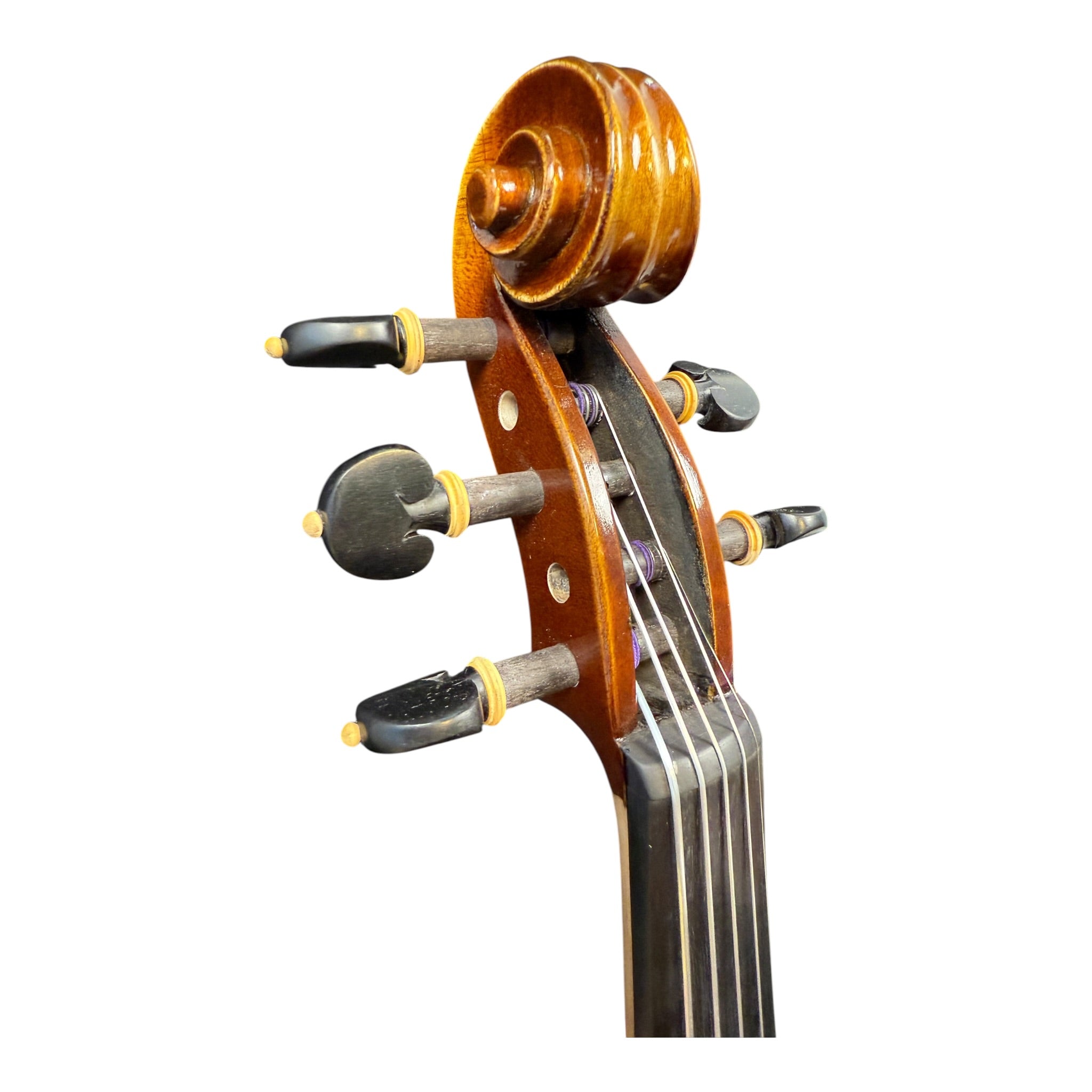 Symphony SVR180F 4/4 Full Size 5-String Violin Outfit with Carbon Fibre Bow & Music Area ABS Hard Case