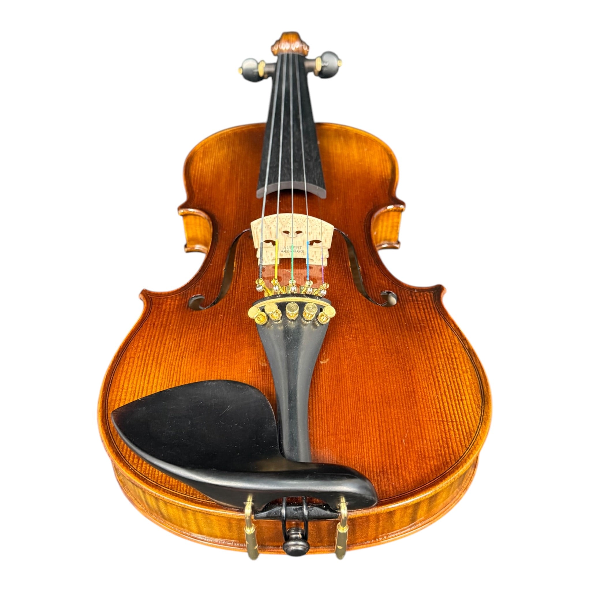 Symphony SVR180F 4/4 Full Size 5-String Violin Outfit with Carbon Fibre Bow & Music Area ABS Hard Case
