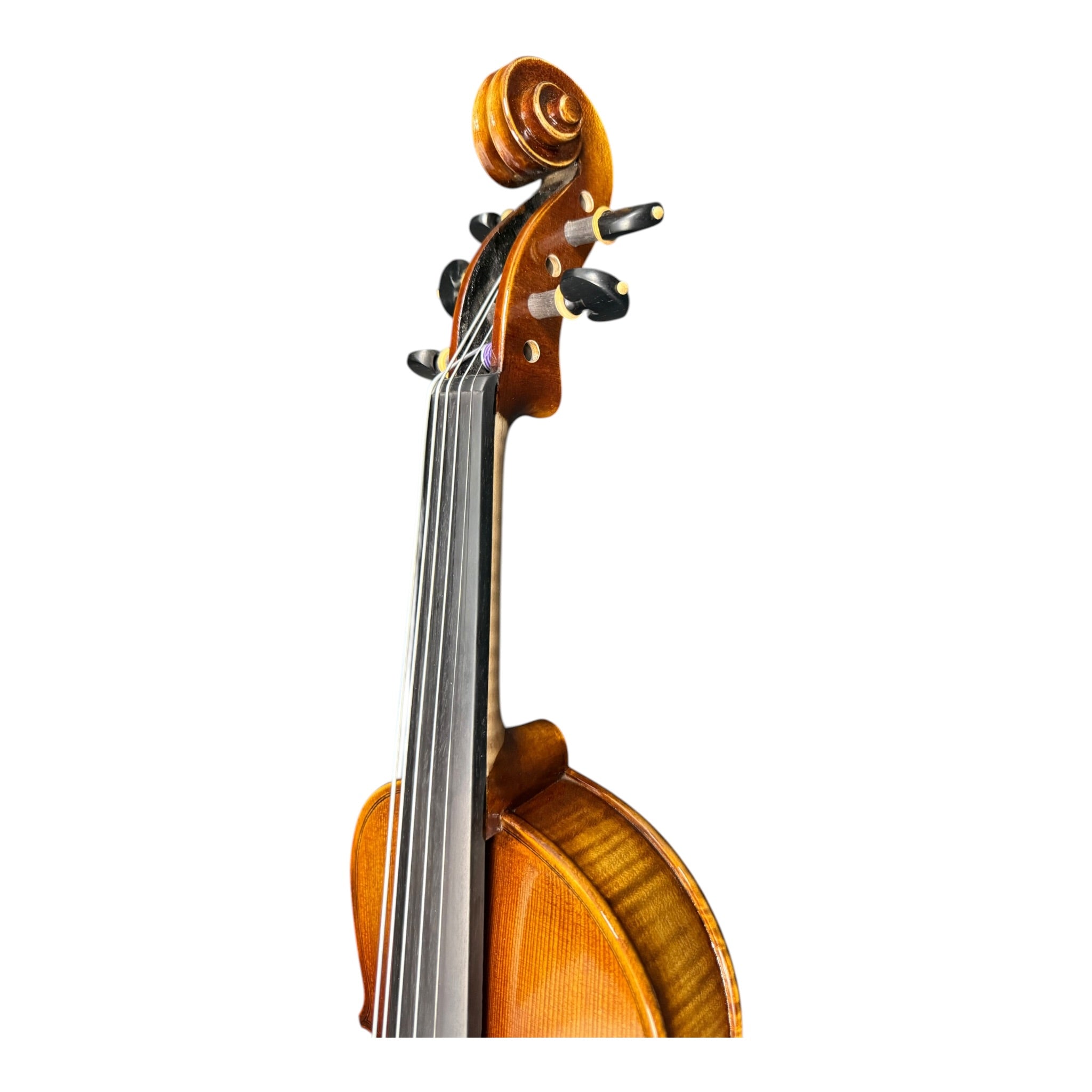 Symphony SVR180F 4/4 Full Size 5-String Violin Outfit with Carbon Fibre Bow & Music Area ABS Hard Case