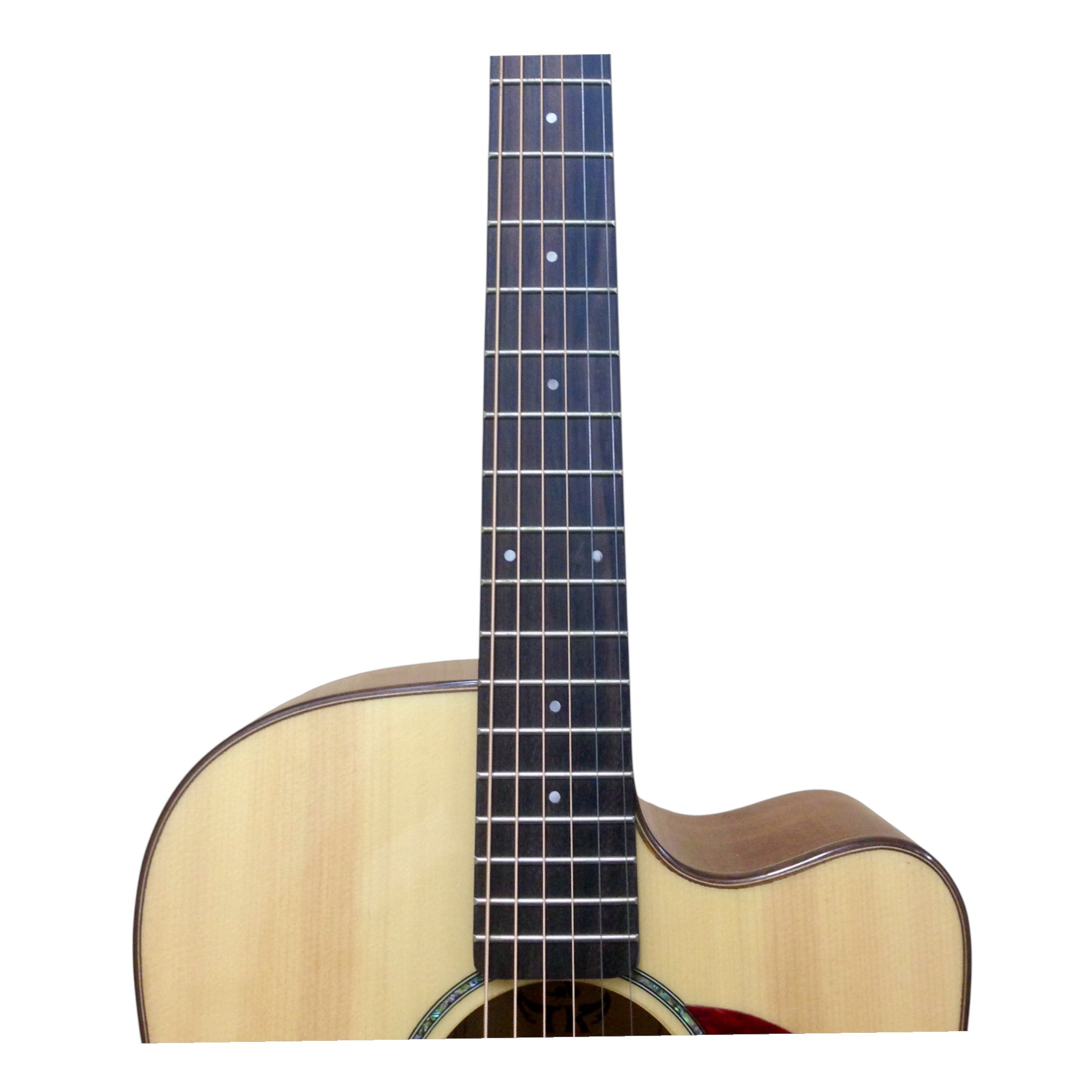 TKA TKA220CEQNT Solid Spruce Built-In Pickups/Tuner Acoustic Guitar - Natural