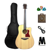 TKA TKA220CEQNT Solid Spruce Built-In Pickups/Tuner Acoustic Guitar - Natural