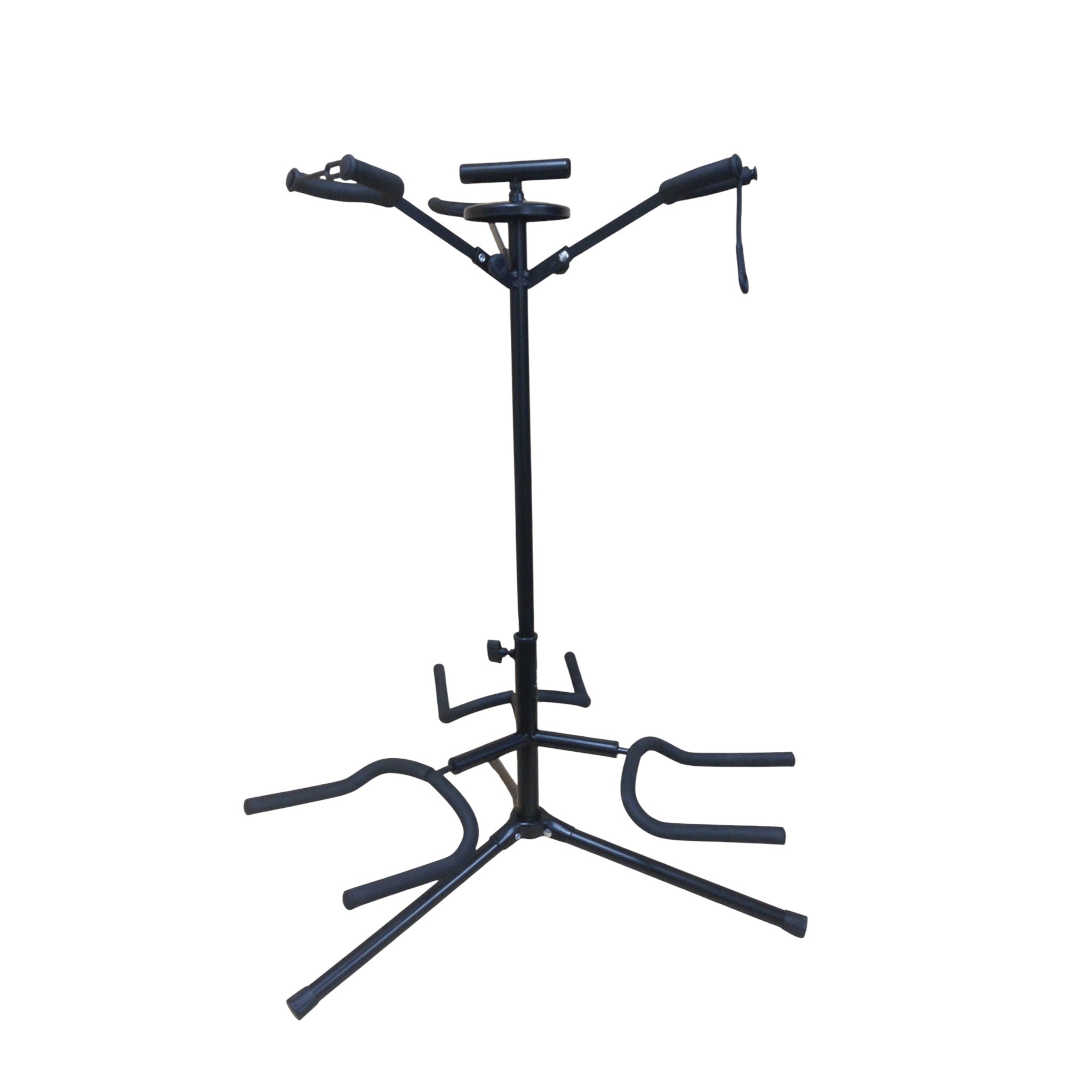 Haze GS012 Metal-Rubber Tripod 3-Guitar Stand