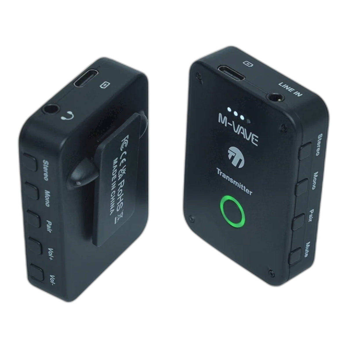 M-VAVE WP9 Wireless 2.4GHz Low-Latency In-Ear Monitor Transmitter / Reciever - 30m Range